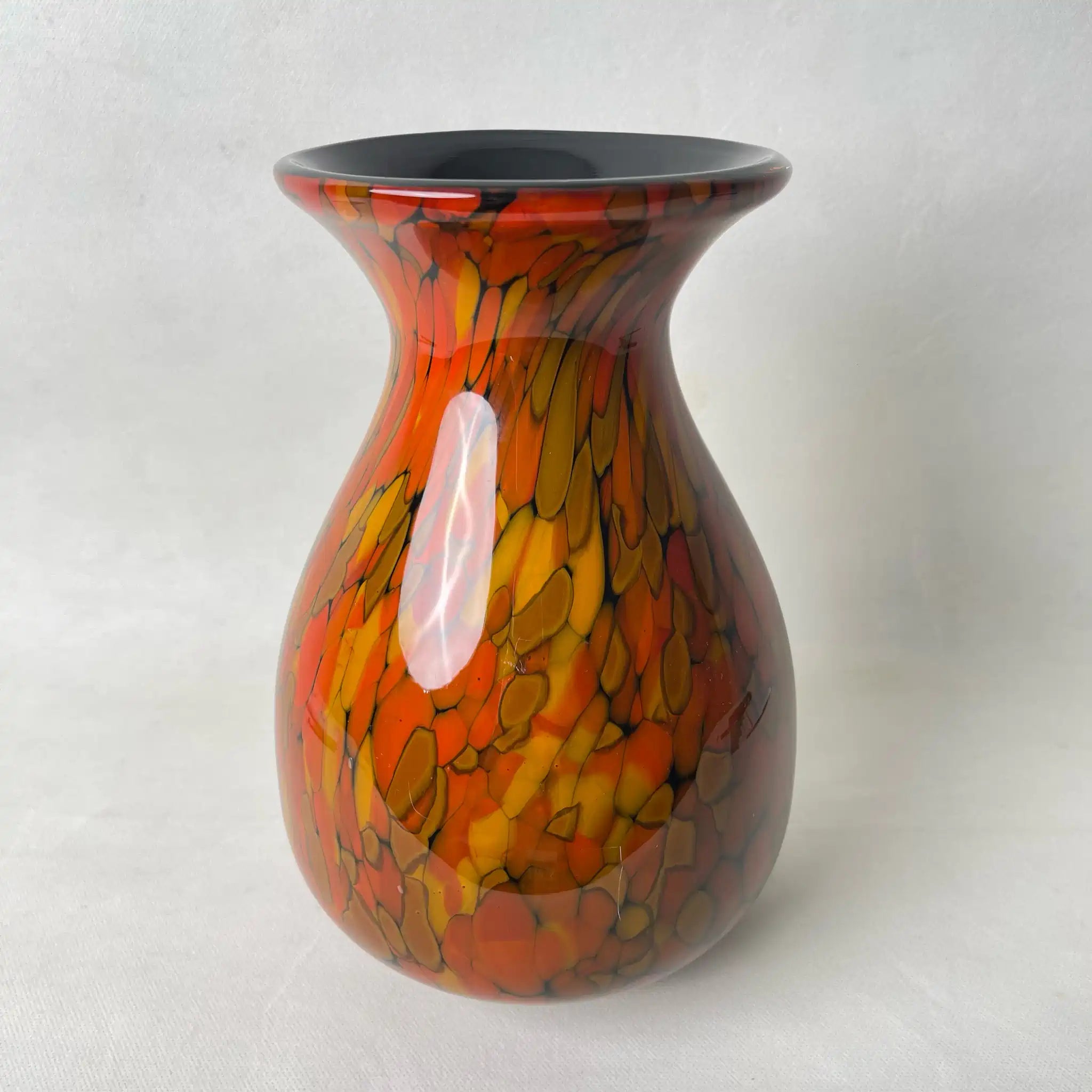 【リユース】 花瓶(フラワーベース) / 岩津硝子 / 陶器 / 日本 / ハンドメイド
