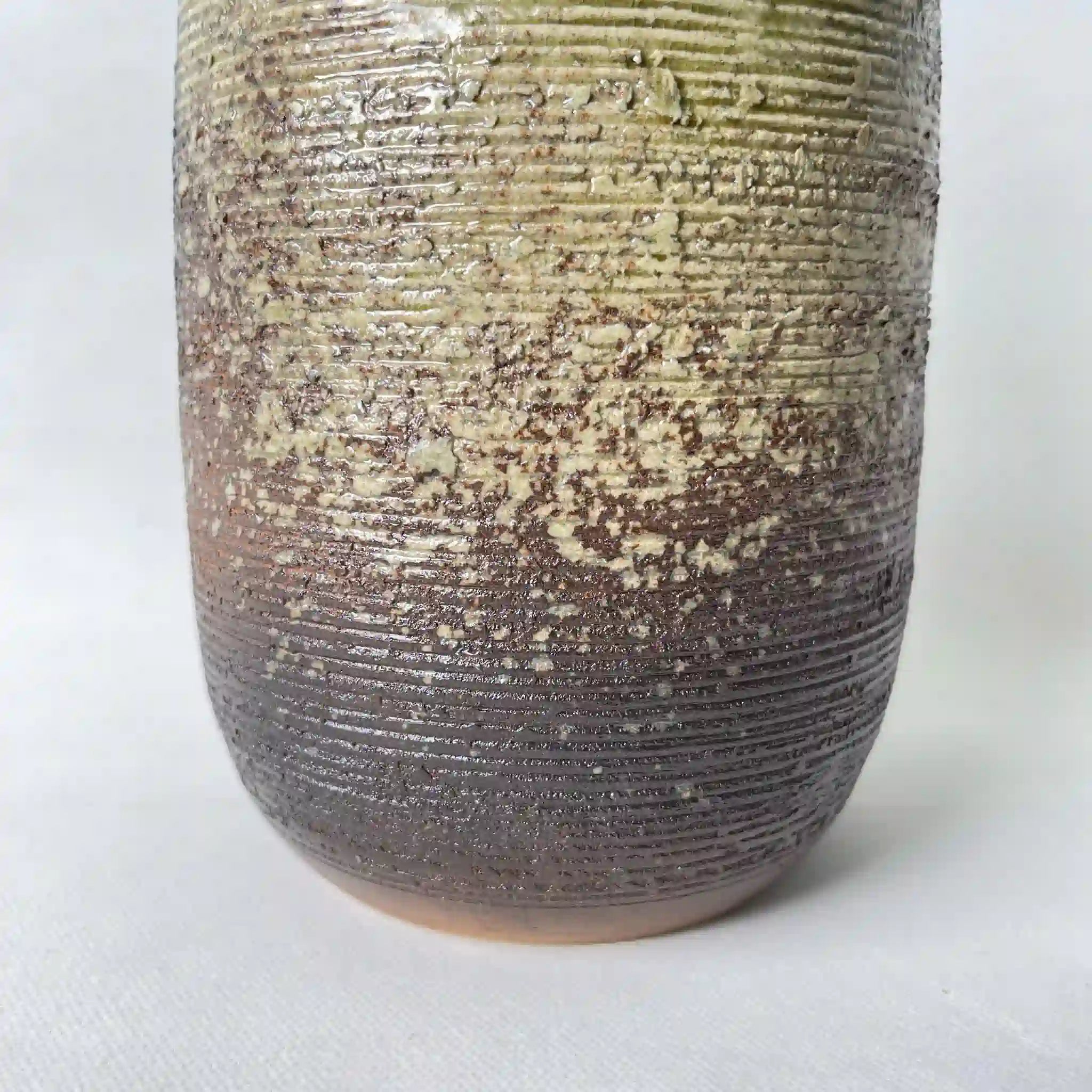 【リユース】 花瓶(フラワーベース) / 陶器 / 日本 / 釉薬塗布