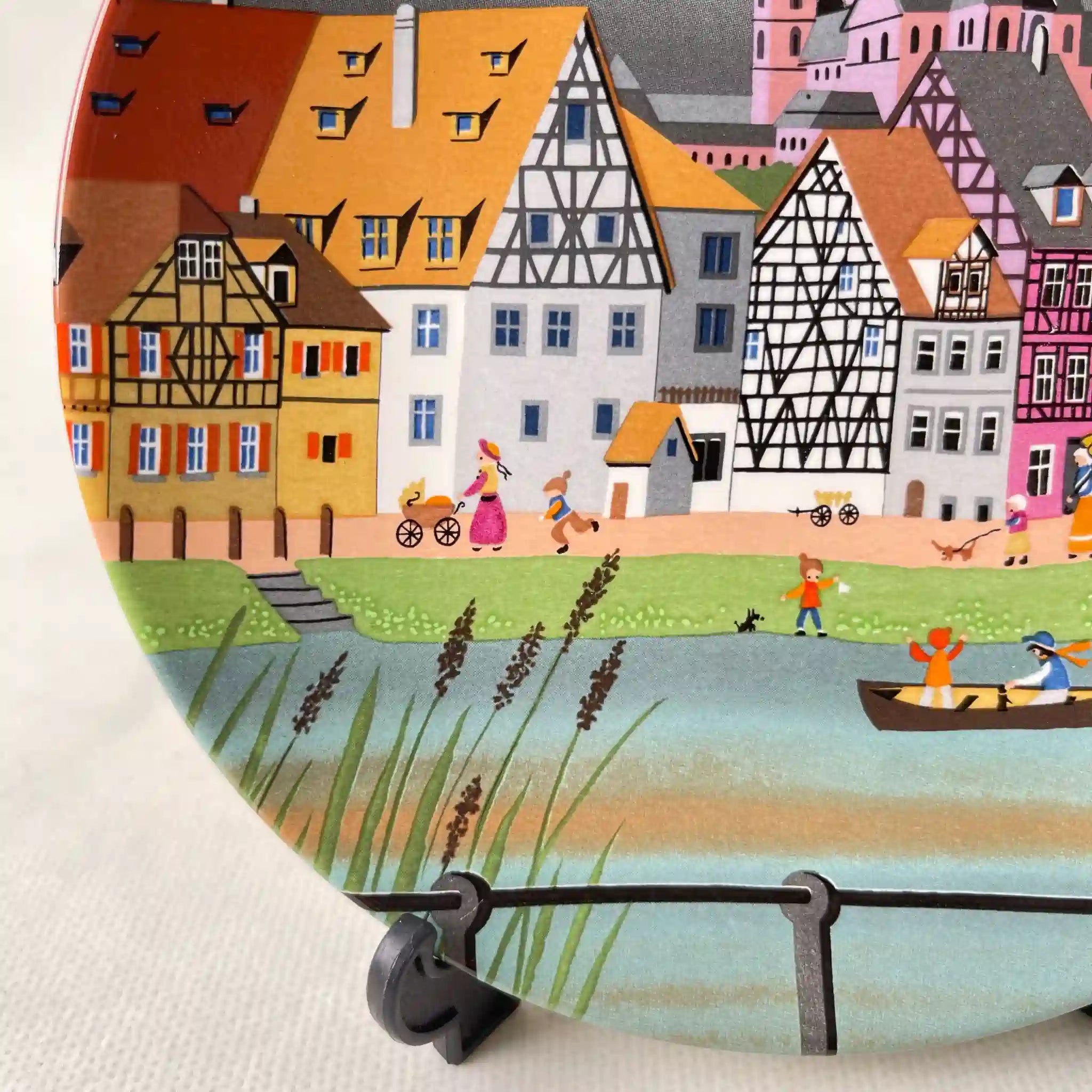 【复古】盘(碟子)/ Poole Pottery(茶壶)/陶器/英国/附带支架