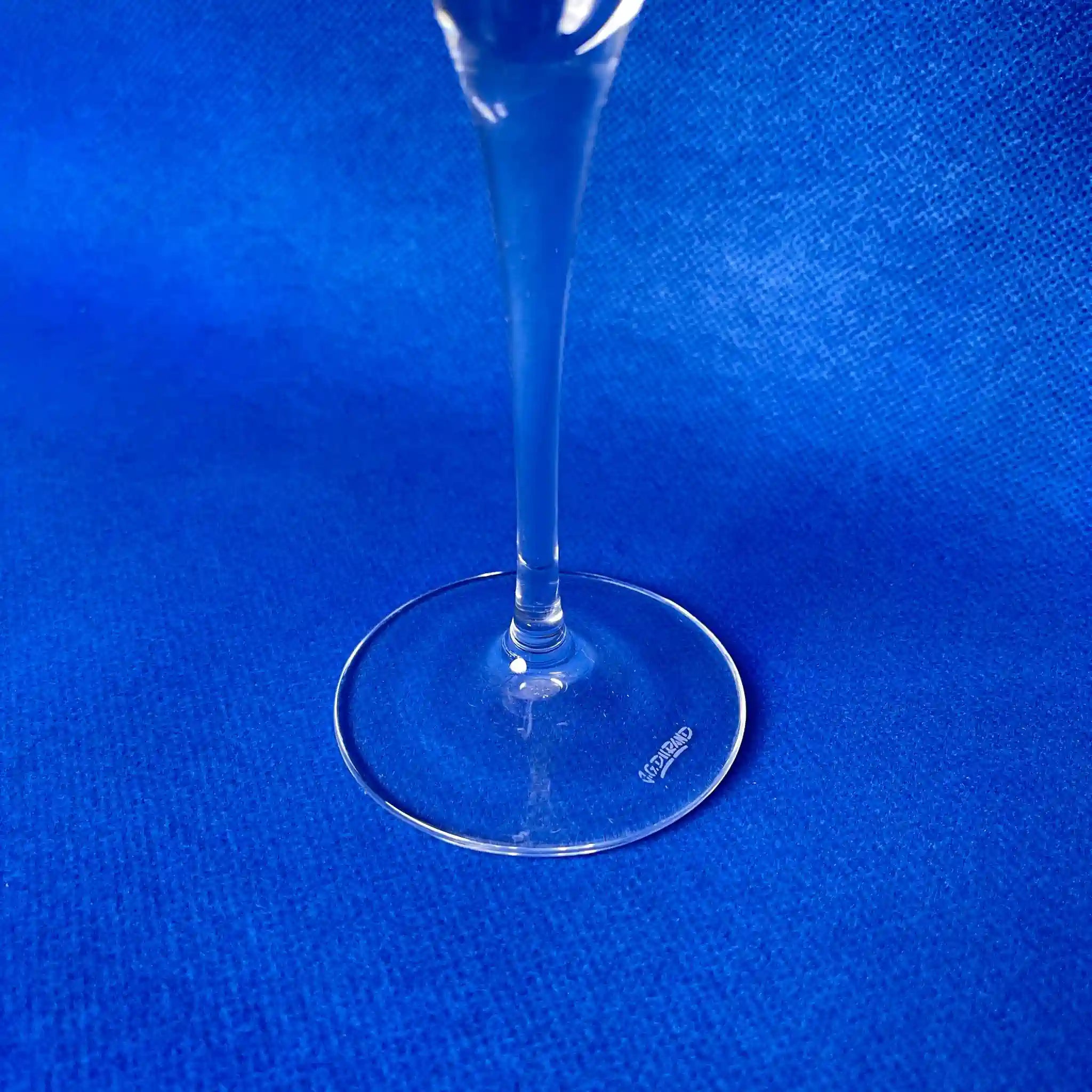 【リユース】 シャンパングラス 2P / J.G.DURAND(J.G.デュラン) / クリスタルガラス / フランス / 酸化鉛24%配合 / 箱付き