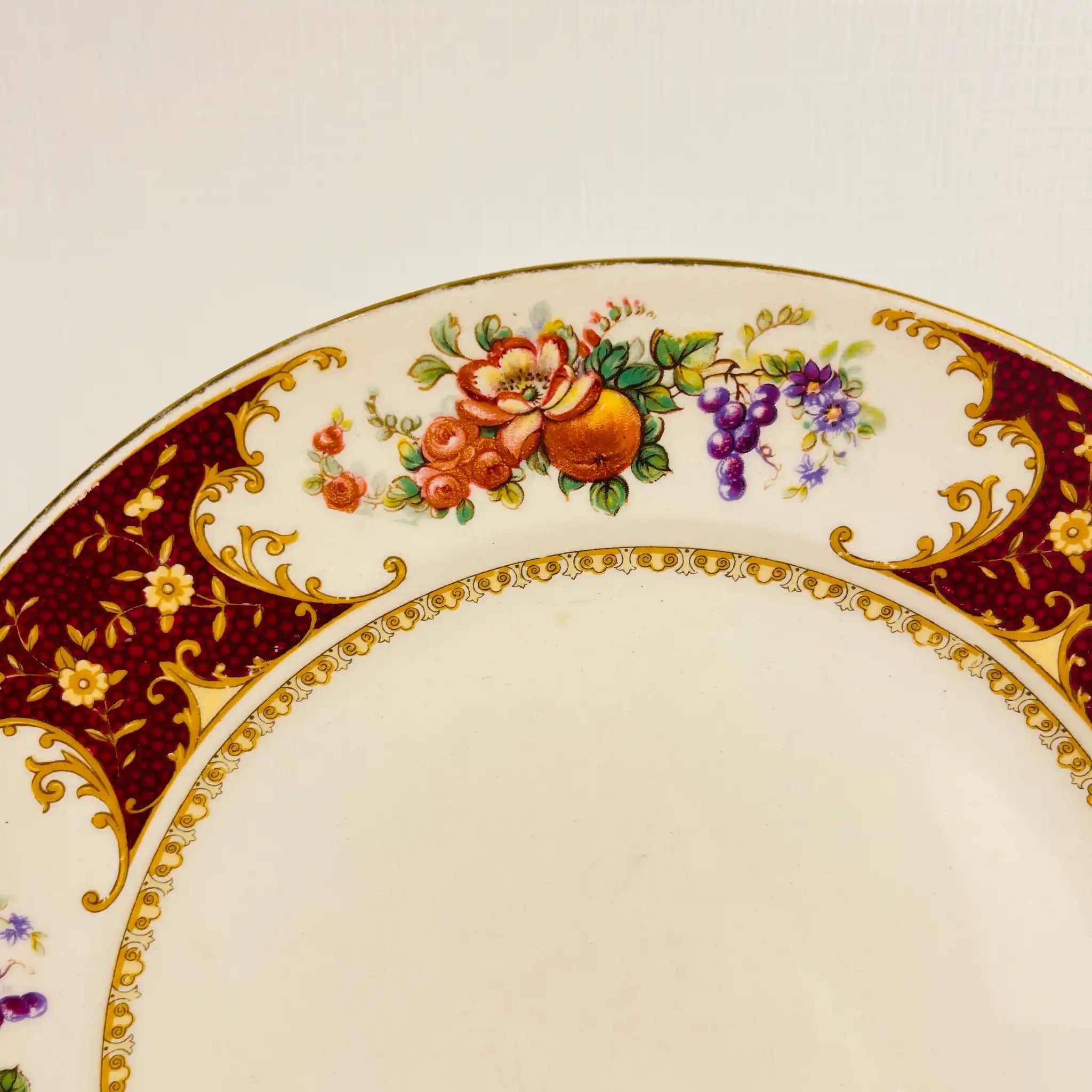 Vintage Plate / Sampson Bridgwood & Son / Directly Imported from the UK