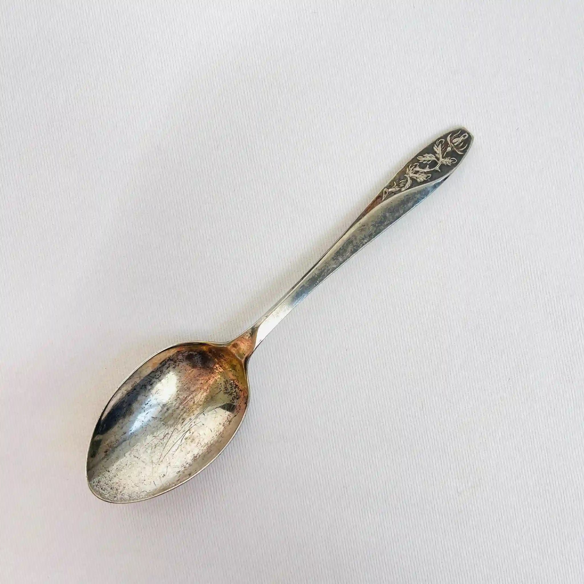 【アンティーク】 銀製スプーン