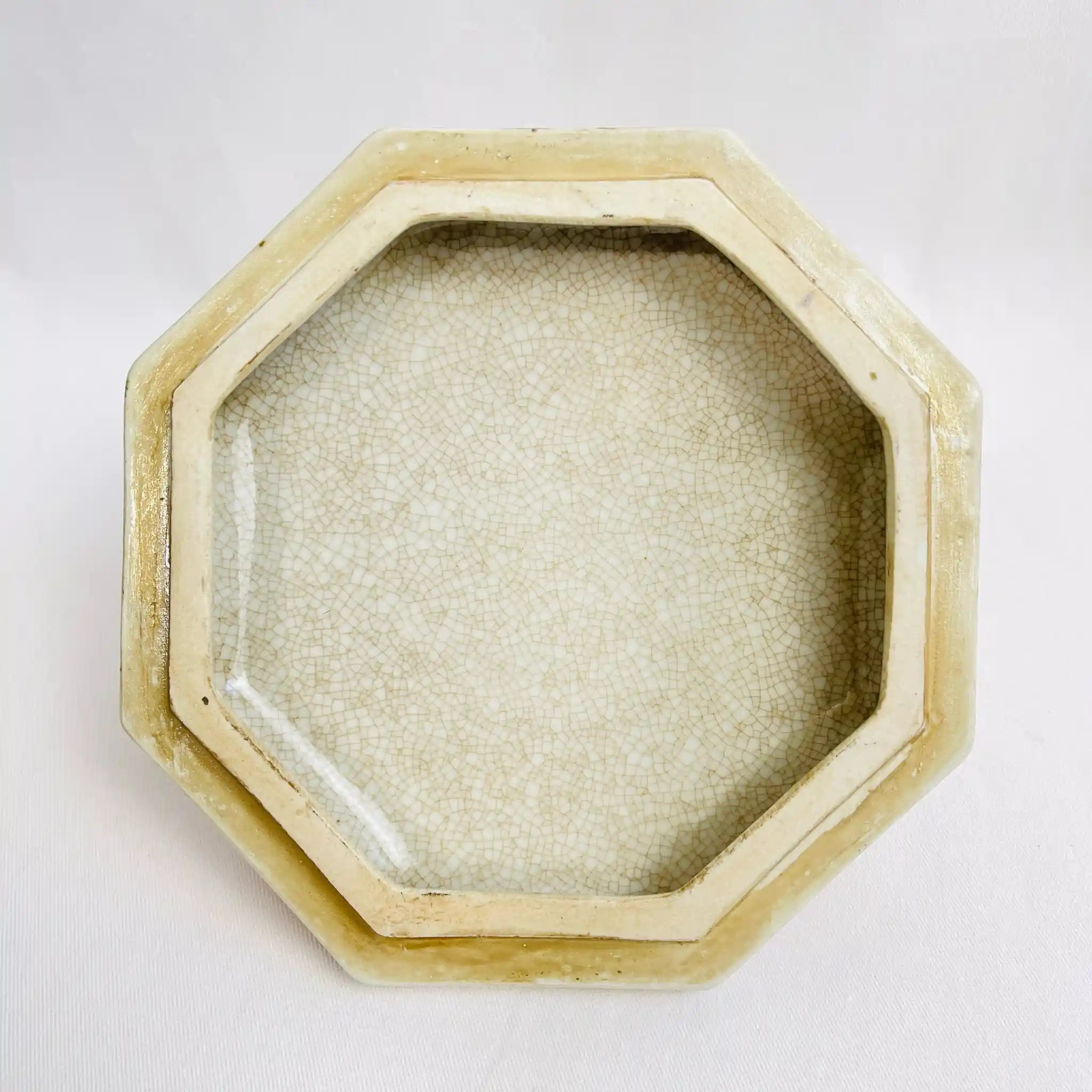 【アンティーク】 ジュエリーボックス / Carnaby Ormolu(カーナビー・オルモル) / 陶器 / 動物脚デザイン