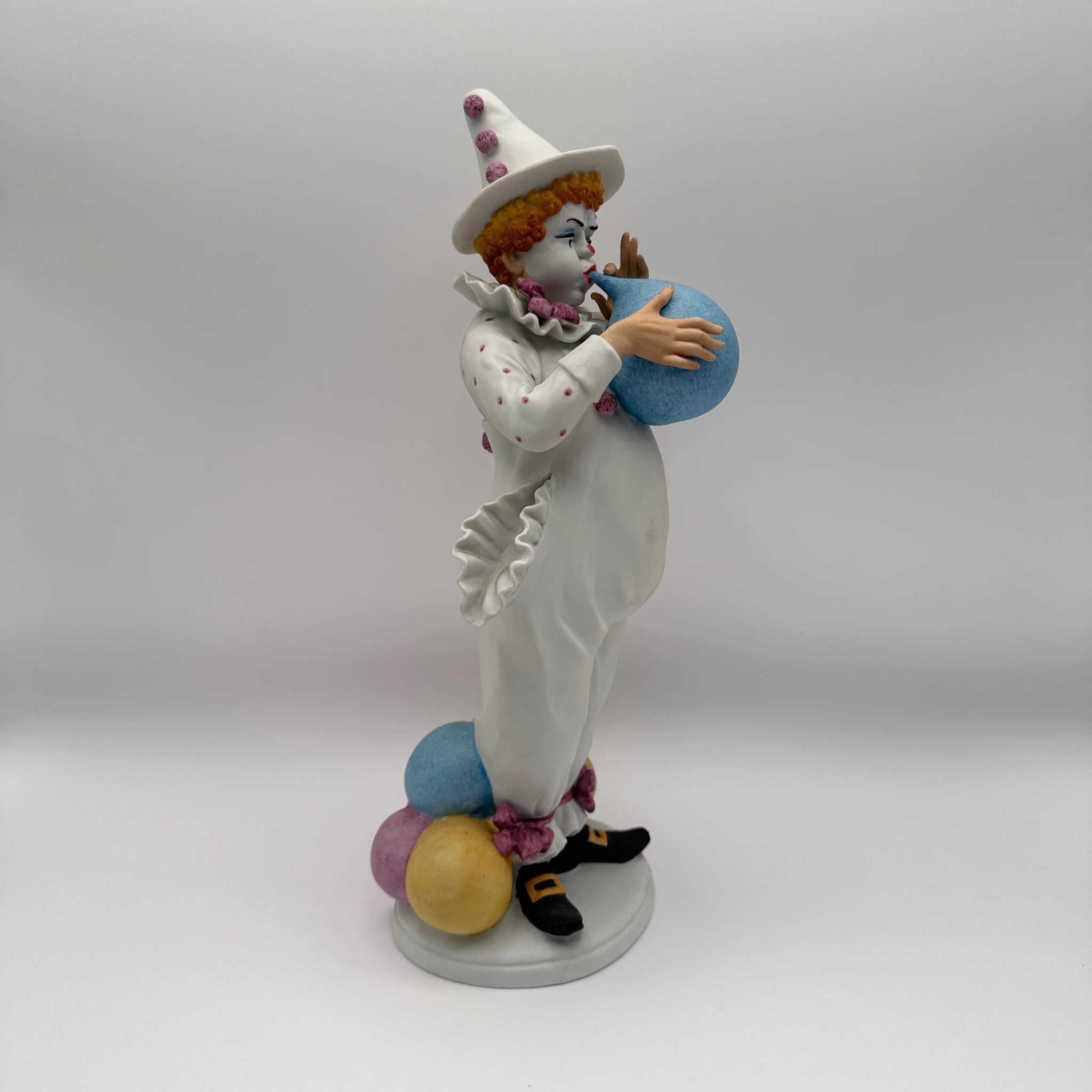 【ビンテージ】 フィギュリン(陶器人形) / ベン・ブラック作 / Carnival of Clownsシリーズ / 1983年 / 陶器 / ダルトン・インナーナショナル限定版