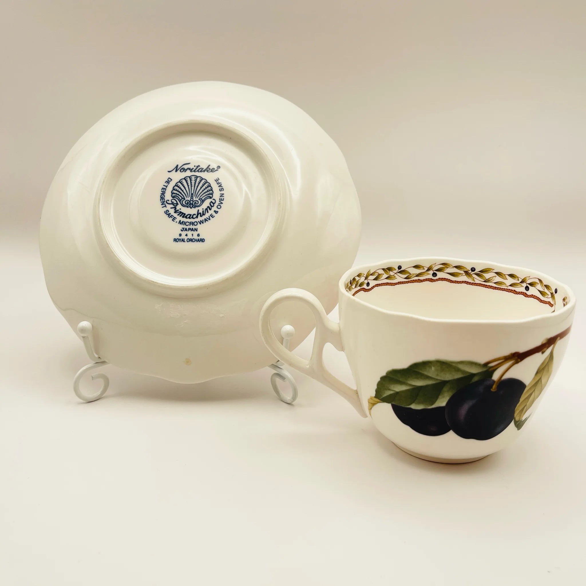 【リユース】 コーヒーカップ&ソーサーセット / Noritake(ノリタケ) / ロイヤルオーチャード