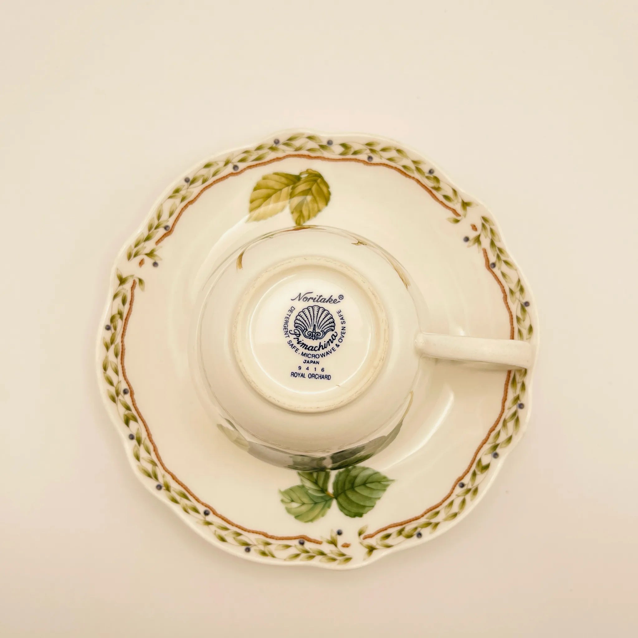 【リユース】 コーヒーカップ&ソーサーセット / Noritake(ノリタケ) / ロイヤルオーチャード