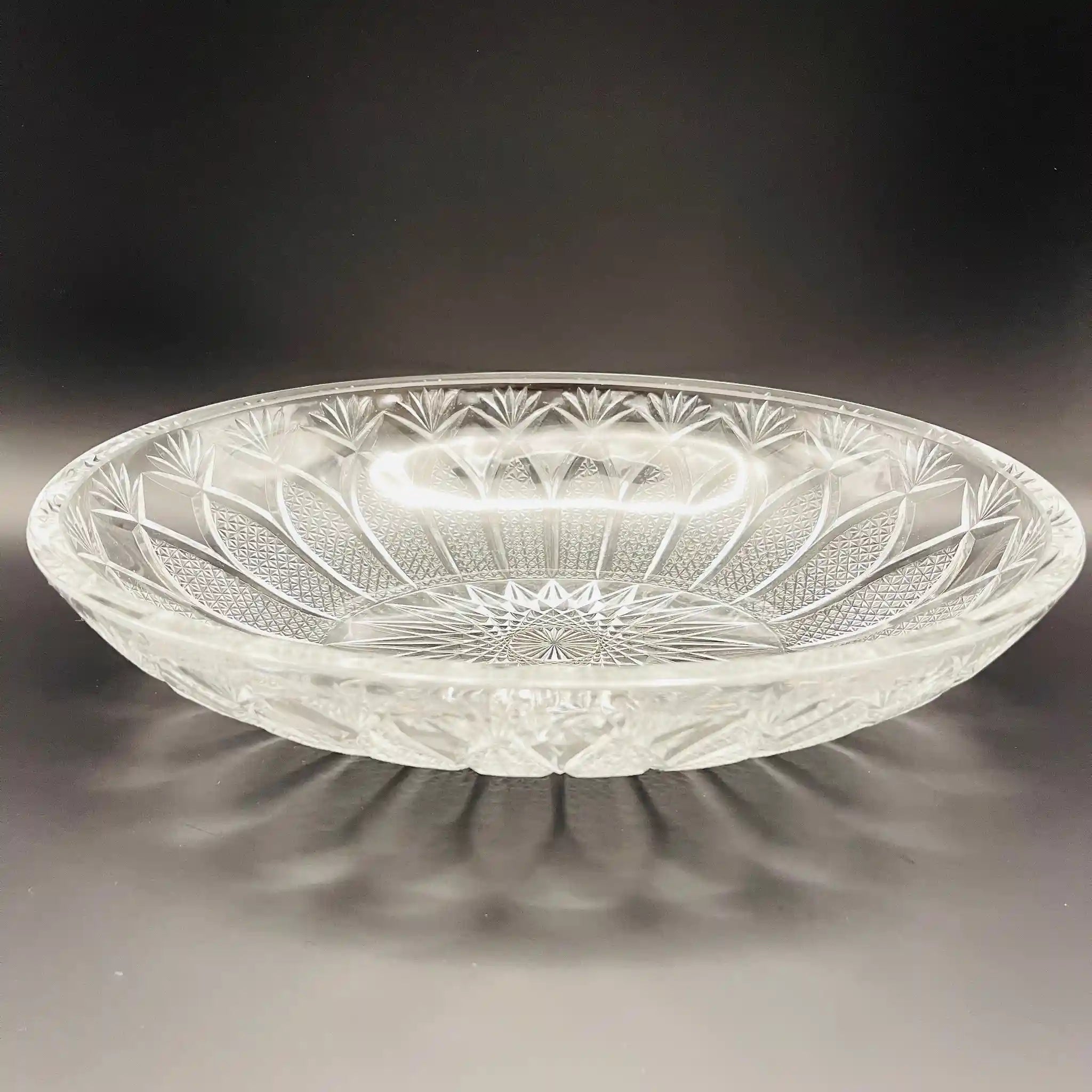 【リユース】 レリッシュディッシュ(大皿) / Noritake(ノリタケ) / スターバーストデザイン / スカラップ 未使用 箱あり