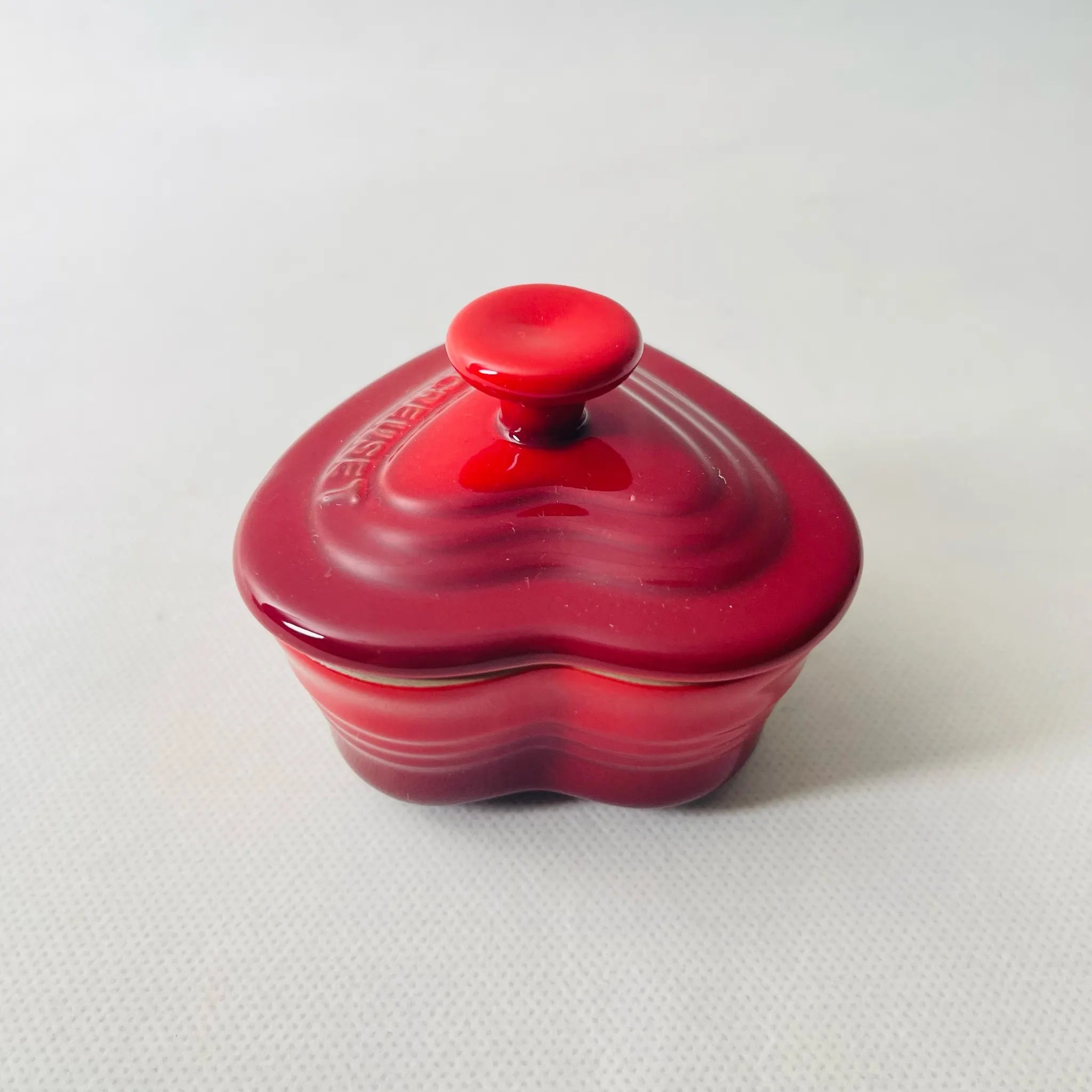 【リユース】 耐熱容器 2P プレート付き / LE CREUSET(ル・クルーゼ) / ラムカン / 未使用