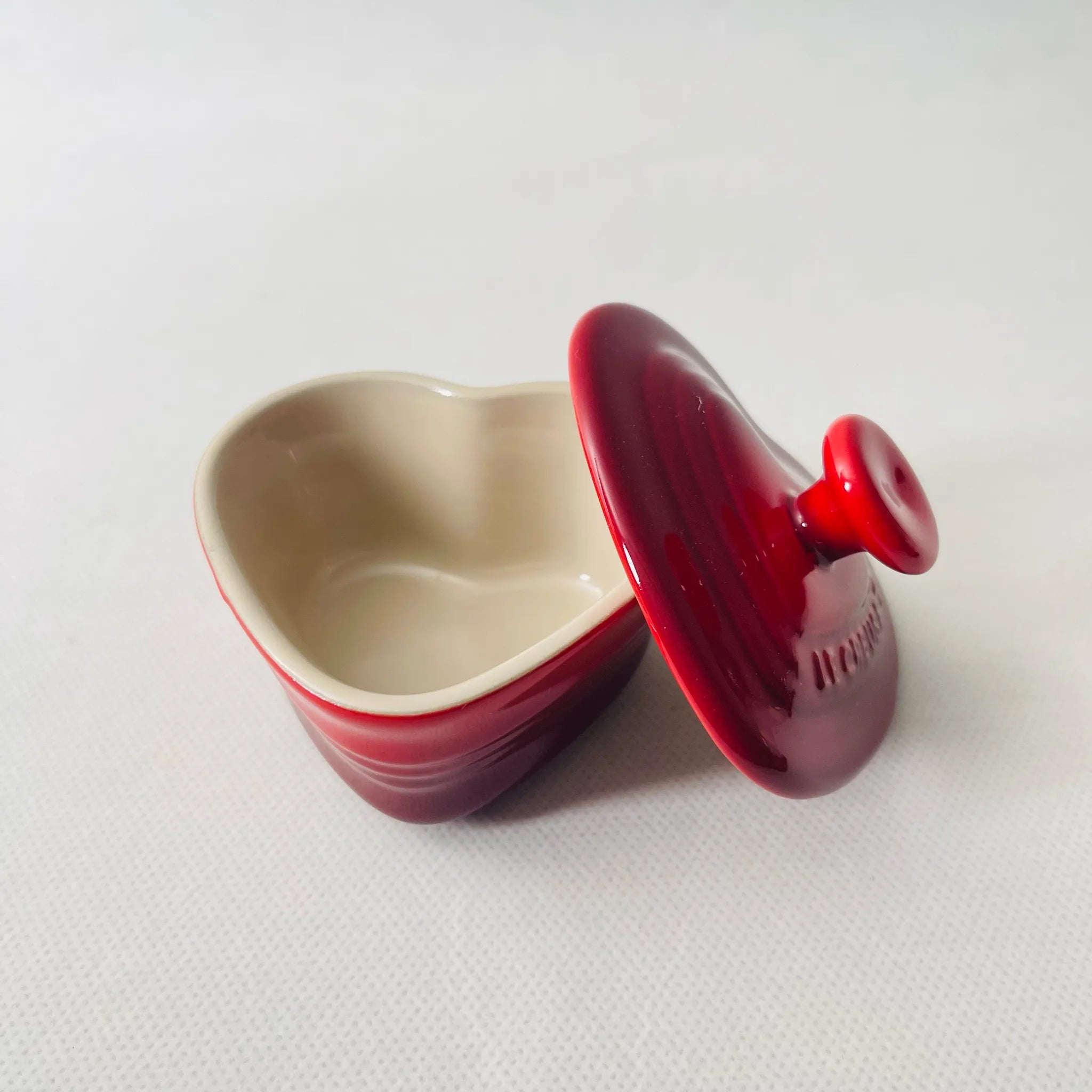 【リユース】 耐熱容器 2P プレート付き / LE CREUSET(ル・クルーゼ) / ラムカン / 未使用