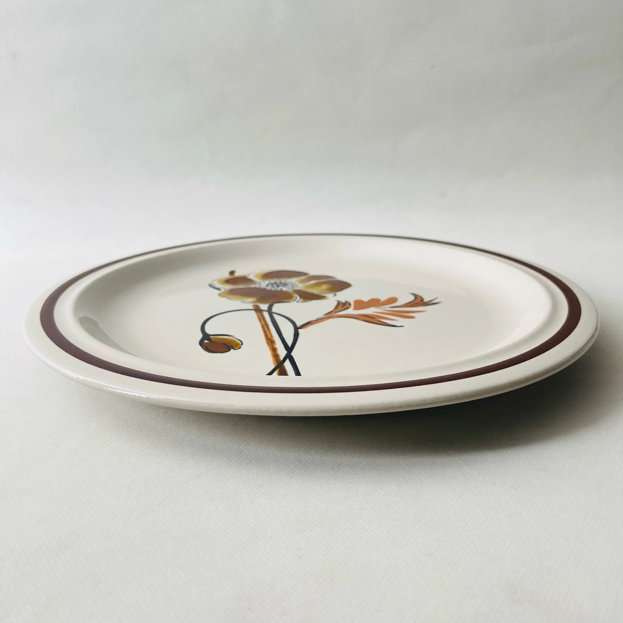 【リユース】 大皿 / Design eight stoneware / 1552 ANEMONE / ストーンウェア / 日本 / 食洗機対応 オーブン対応 電子レンジ対応 未使用