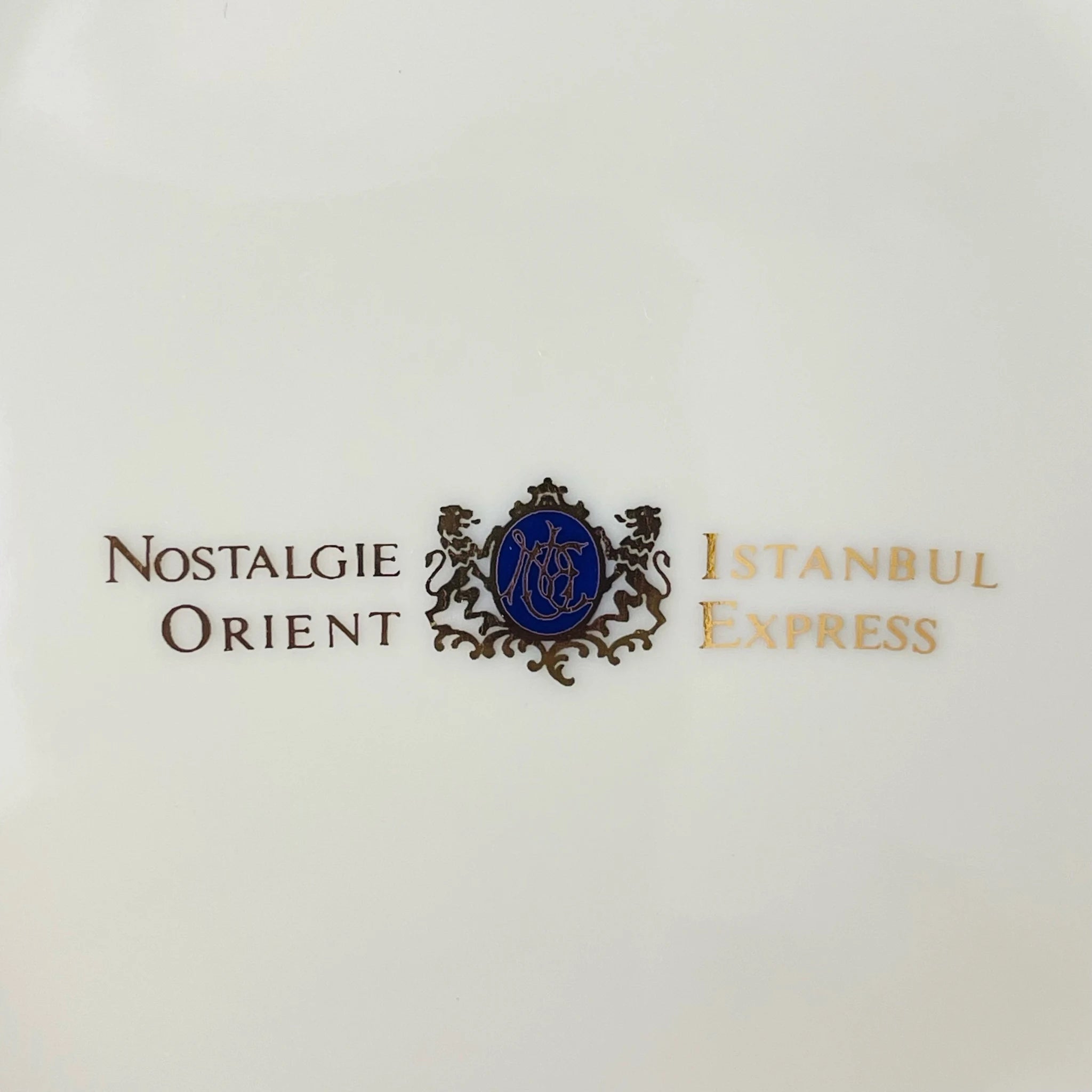 【リユース】 デザートセット 5P / MOMOYAMA(桃山陶器株式会社) / Nostalgie Istanbul Orient Express / 陶器 / 日本 / 透かし模様,金縁 / 箱付き