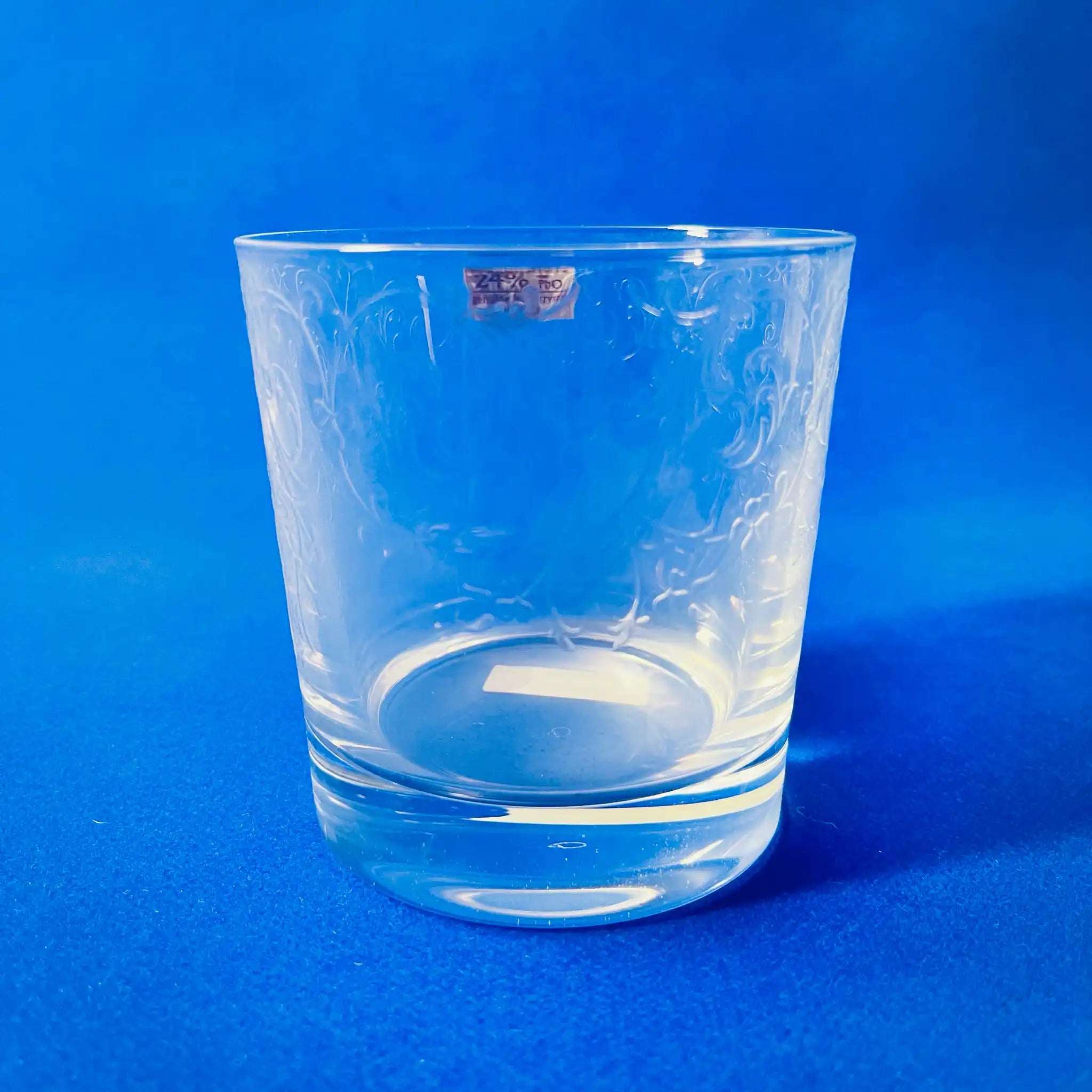 【リユース】 ロックグラス 2P / CRISTAL D‘ARQUES(クリスタルダルク) / Dampierre (ダンピエール) / 1968年~ / クリスタルガラス / フランス / 未使用,アラベスク,ペアオールド / 箱付き