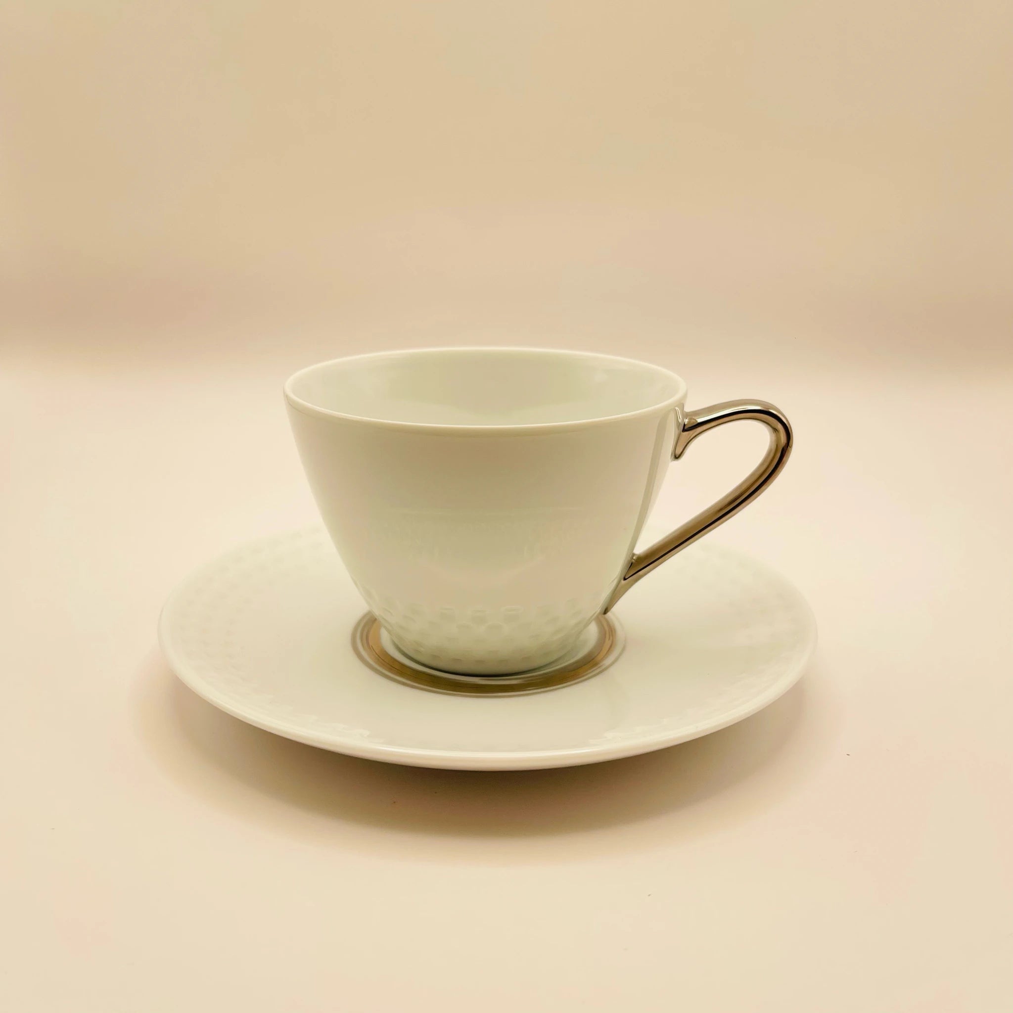 【リユース】 ティーカップセット 2P / Noritake(ノリタケ) / アミ / 未使用 / 箱付き