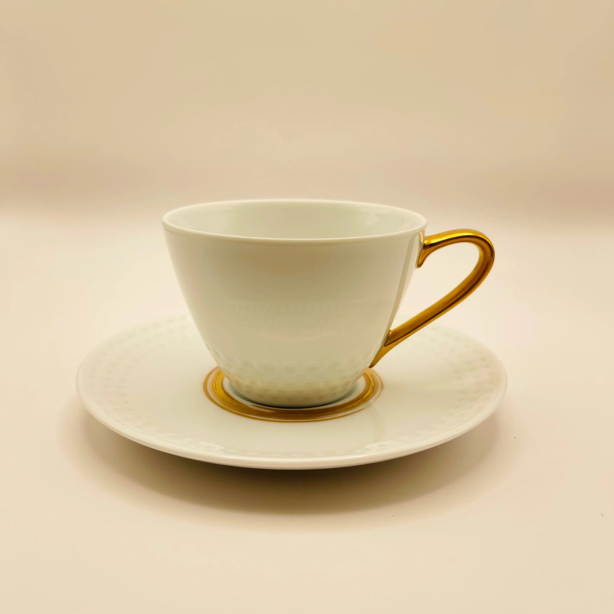 【リユース】 ティーカップセット 2P / Noritake(ノリタケ) / アミ / 未使用 / 箱付き