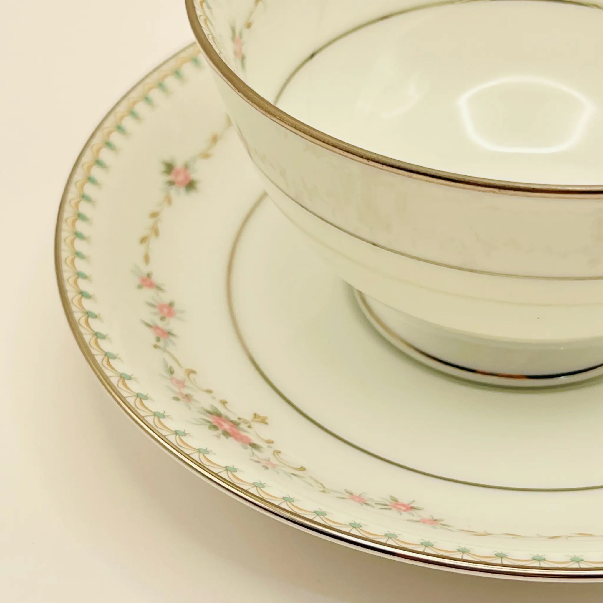 【リユース】 ティーカップセット / Noritake(ノリタケ) / Fairmont(フェアモント) / ~1986年 / Bone China / 未使用 廃盤希少