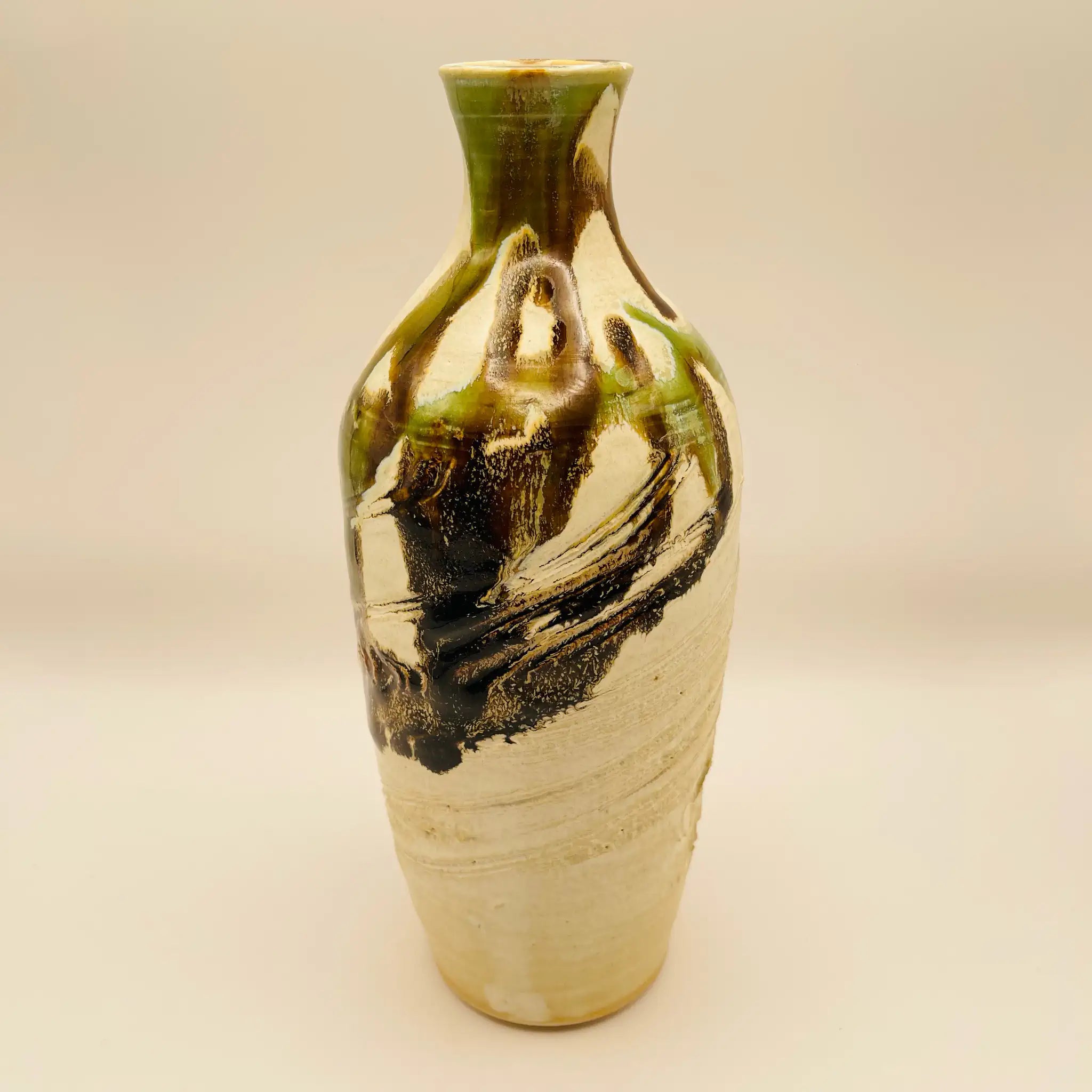 【骨董品】 花入 / 羽柴良一 / 美濃焼