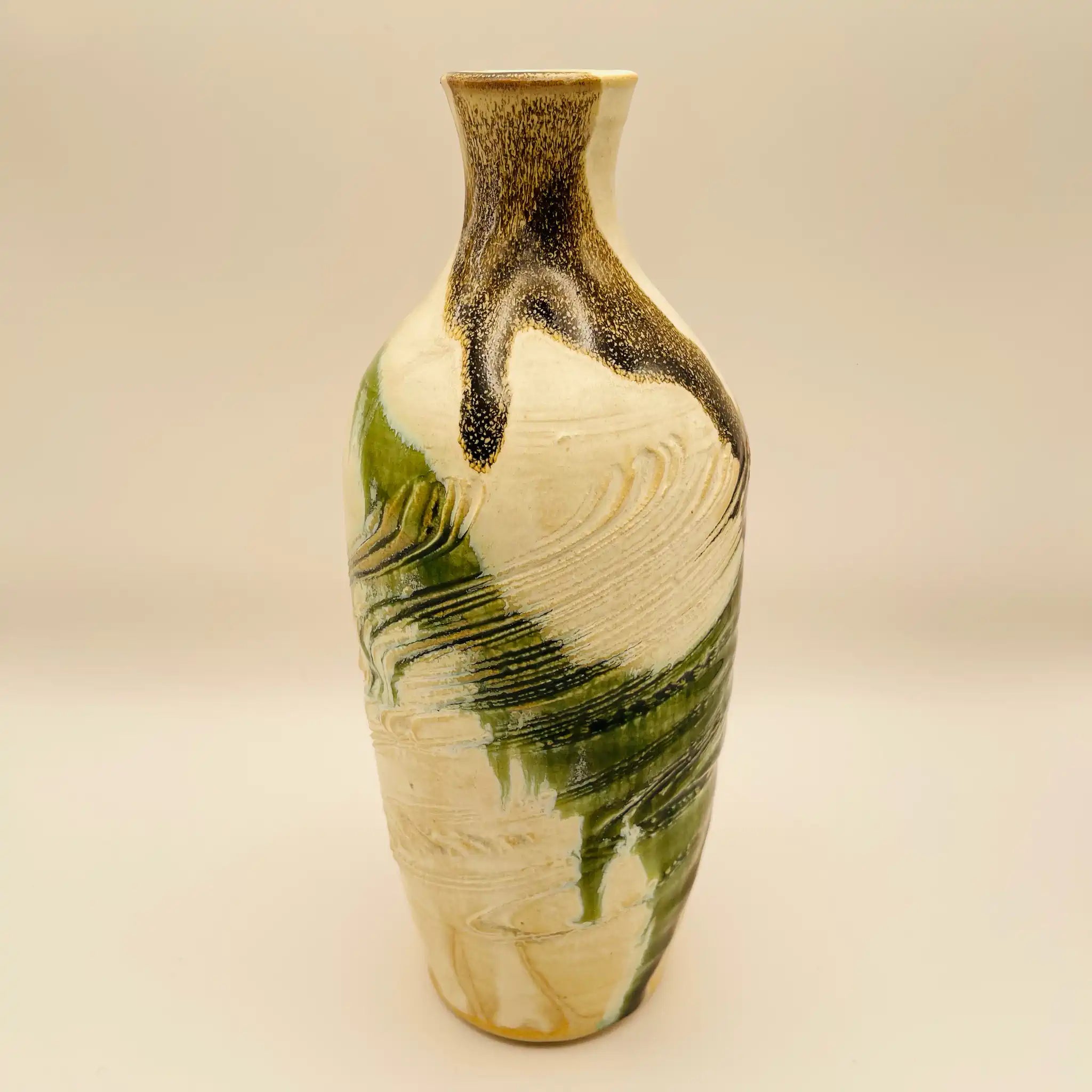 【骨董品】 花入 / 羽柴良一 / 美濃焼