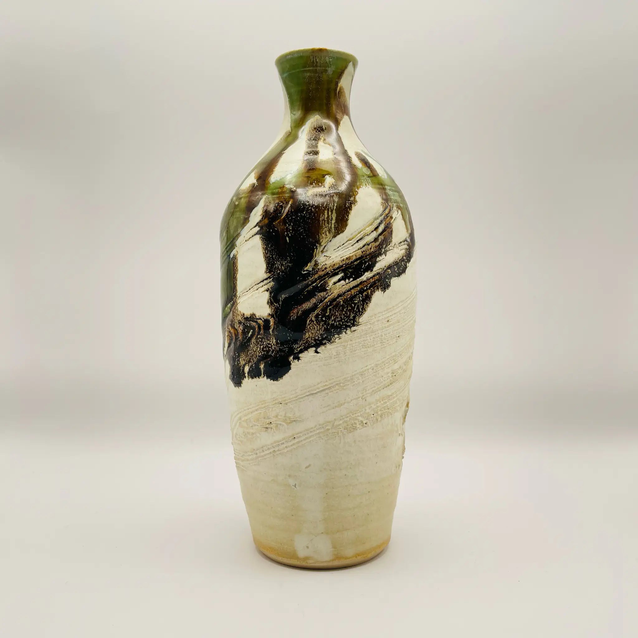 【骨董品】 花入 / 羽柴良一 / 美濃焼