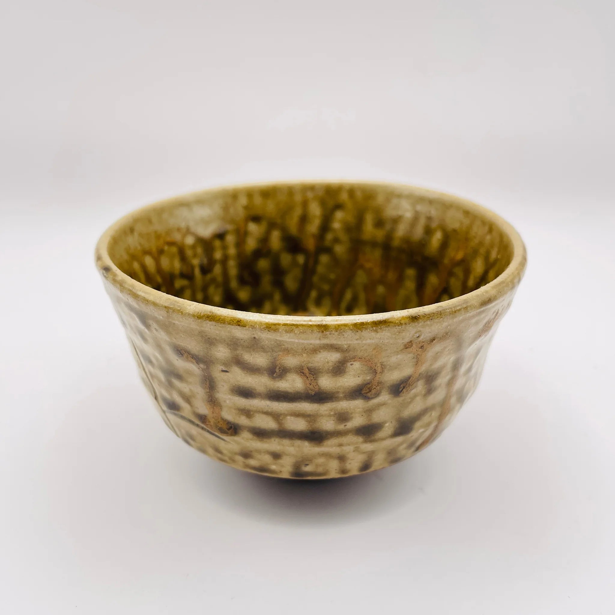 【骨董品】 茶碗 / 平安玉凰窯 / 玉峰 / 作: 富田徳次 未使用