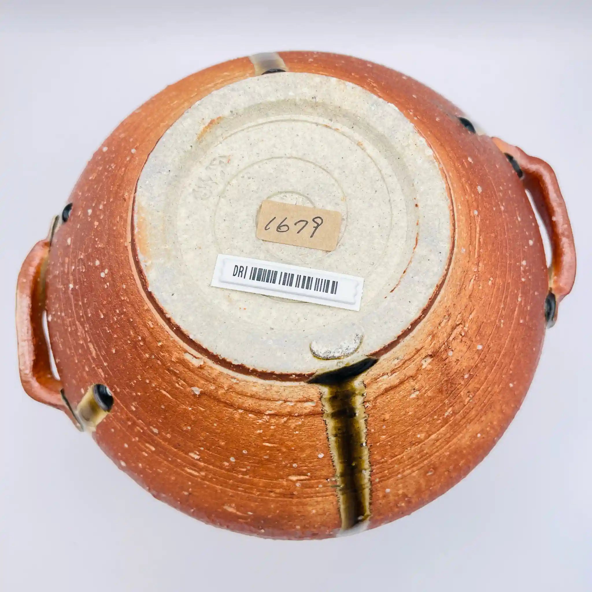 【骨董品】 耳付花壺 / 信楽焼 / 日本 / 未使用,箱あり