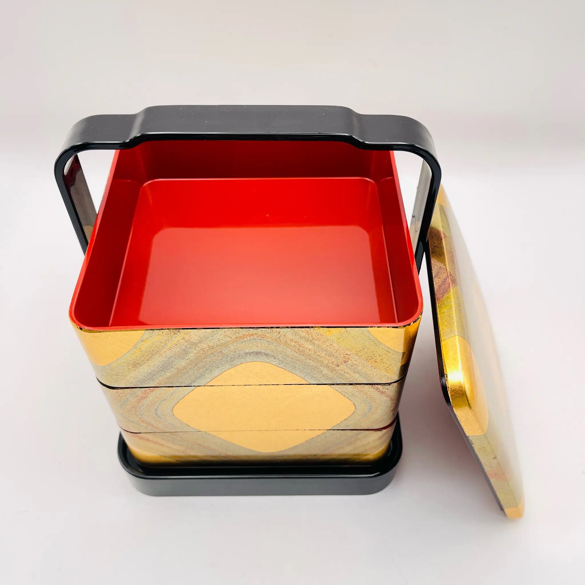 【リユース】 重箱 / 金沢箔工芸