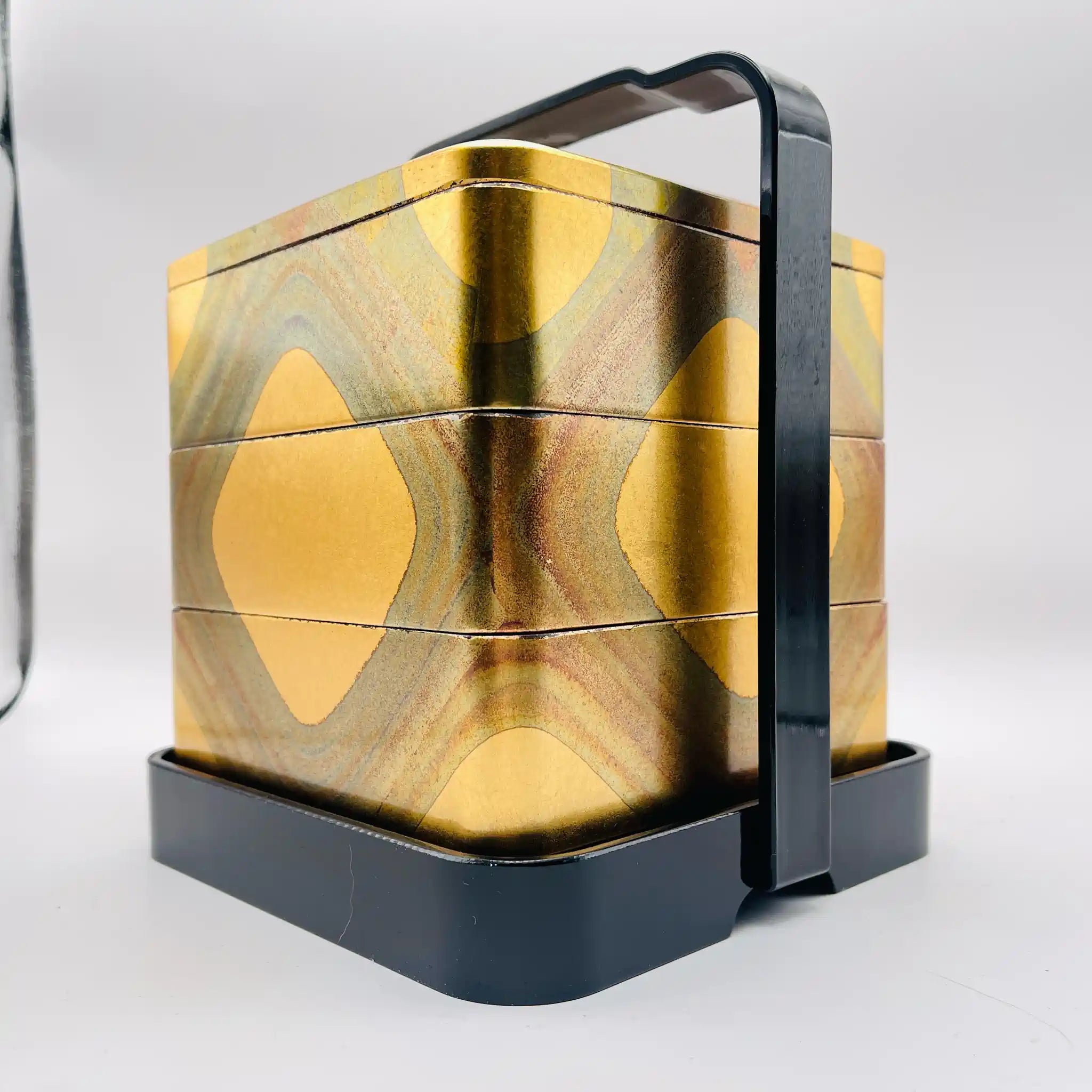 【リユース】 重箱 / 金沢箔工芸