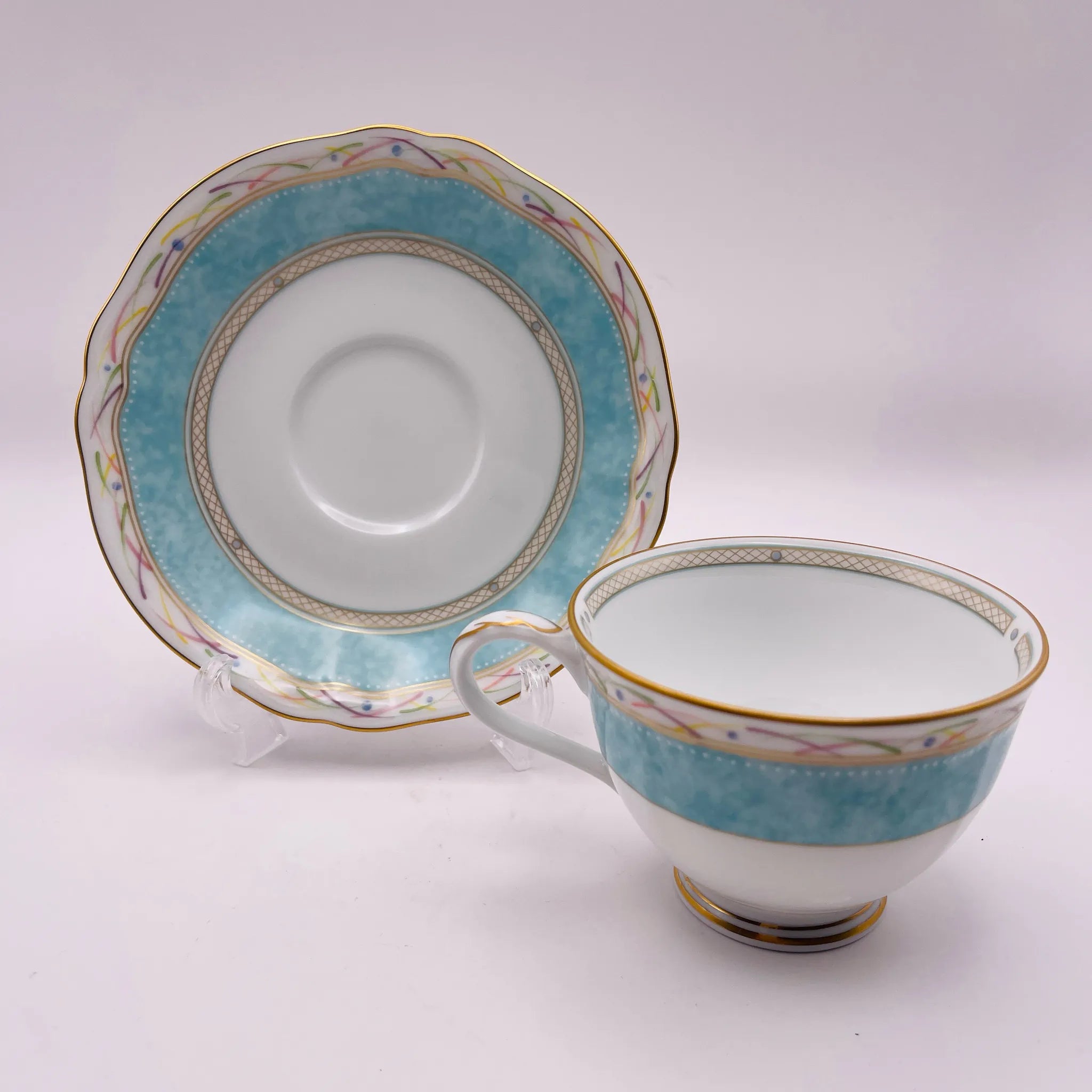 【リユース】 プレートセット / Noritake(ノリタケ) / 華麗句(ハナレイク) / 日本 / 未使用,箱あり / 箱付き