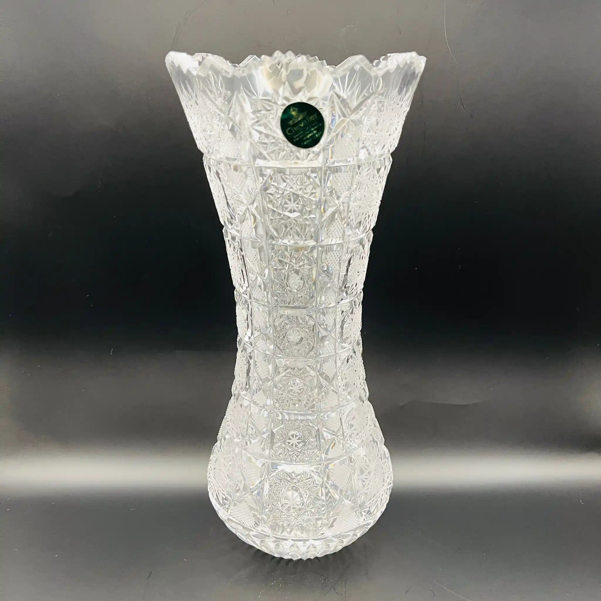 【リユース】 フラワーベース(花瓶) / カメイガラス / シュバリエ / 未使用,箱あり / 箱付き