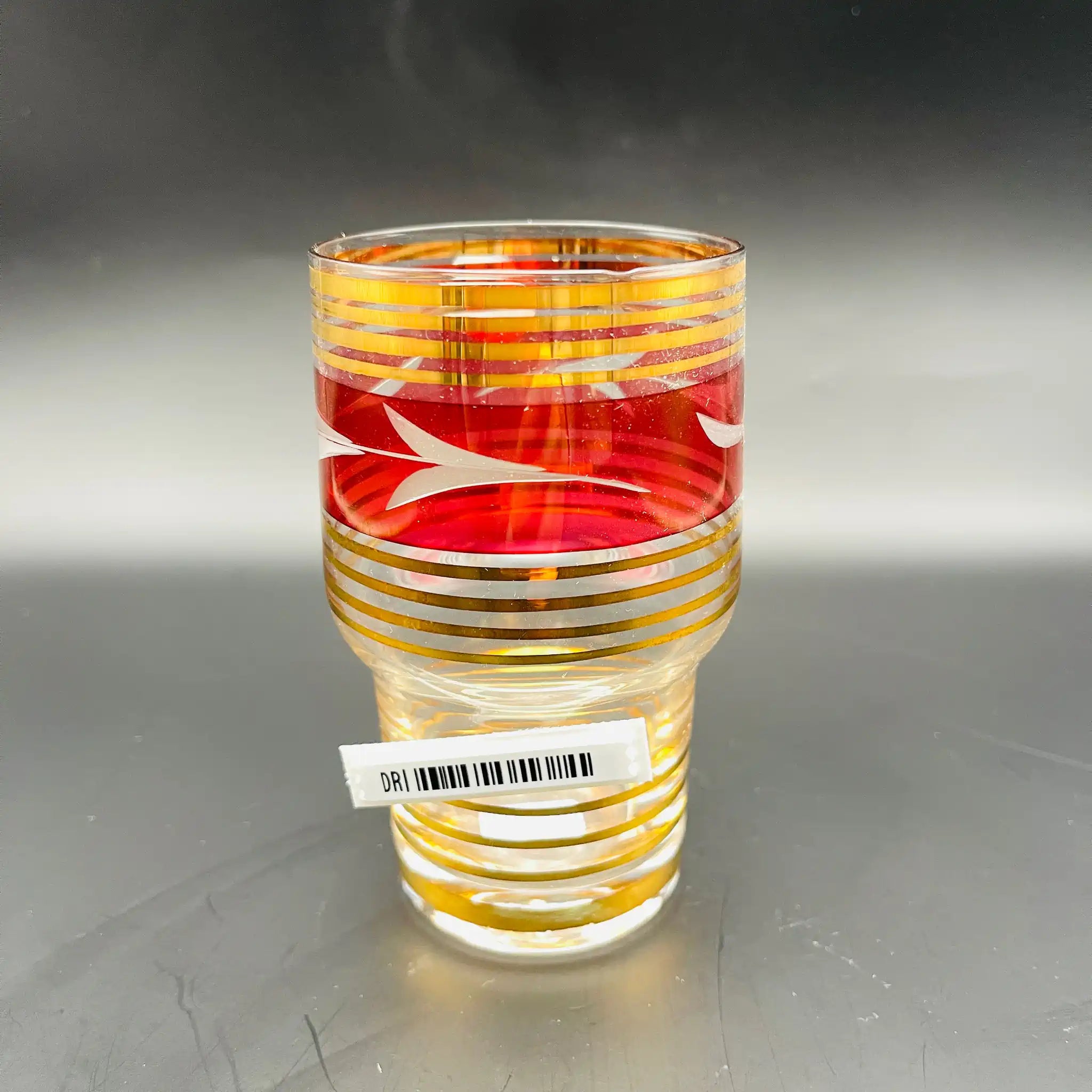 【リユース】 グラス 6P / BOHEMIA Cristal(ボヘミア クリスタル) / チェコ / 未使用,箱あり / 箱付き