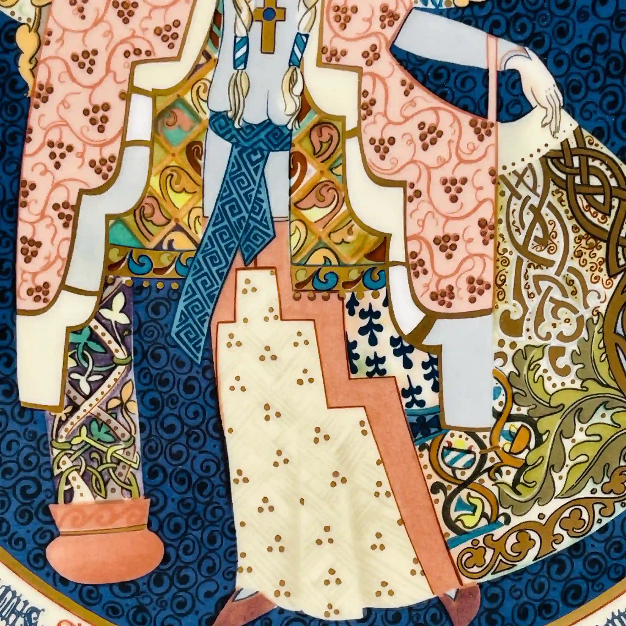 【リユース】 プレート(皿) / MINTON(ミントン) / THE ARTHURIAN LEGEND / イギリス / グィネヴィア (Guinevere)