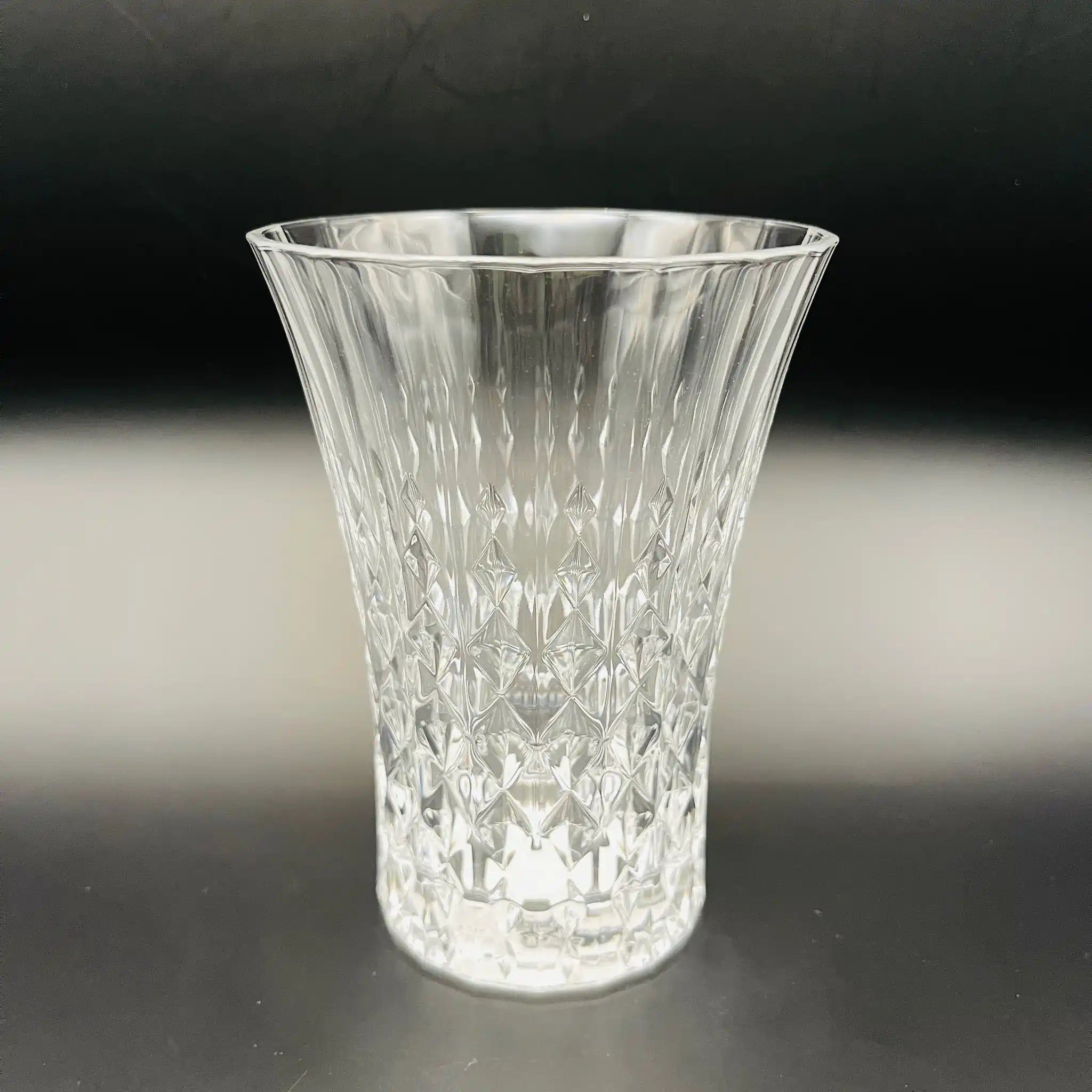 【リユース】 ダイヤモンドタンブラー 6P / クリスタルダルク / フランス / 未使用