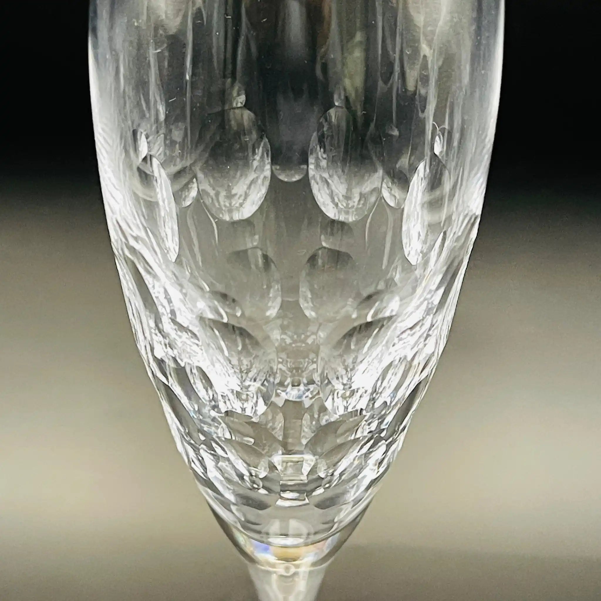 【リユース】 ペアシャンパングラス / WEDGWOOD (ウエッジウッド) / クリスタルガラス / 箱付き