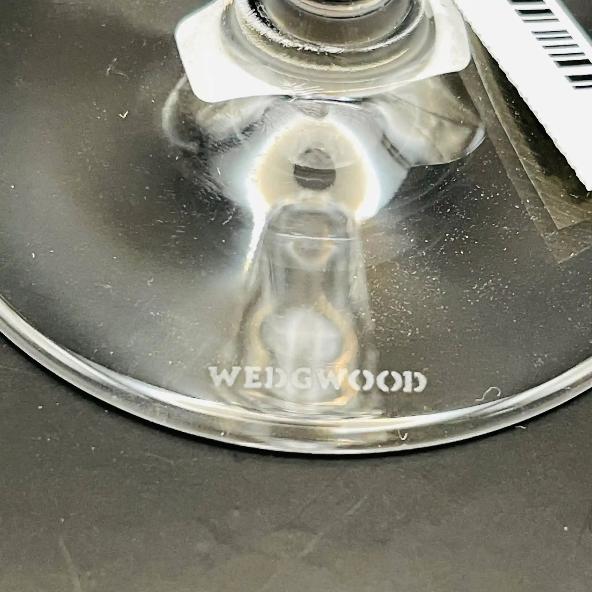 【リユース】 ペアシャンパングラス / WEDGWOOD (ウエッジウッド) / クリスタルガラス / 箱付き