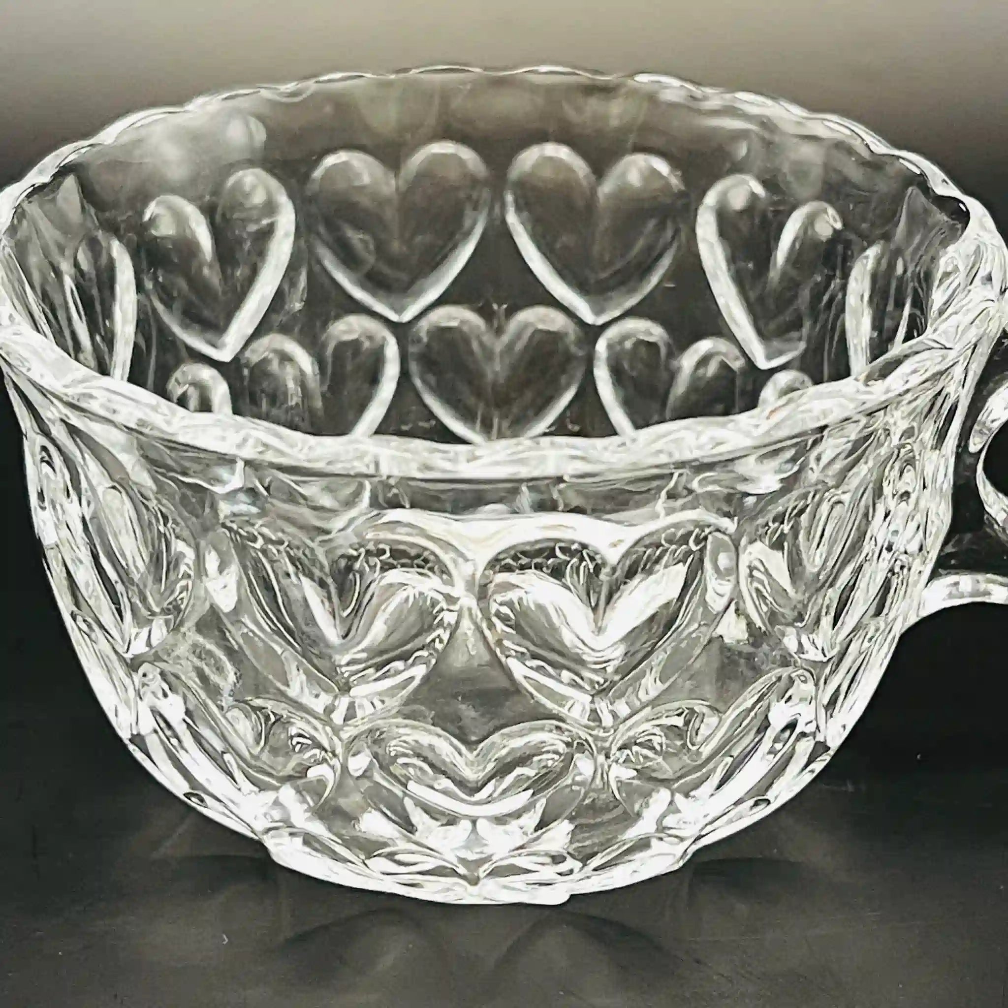 【リユース】 パンチボウルセット / ボウル・レードル・カップ 5P / フルーツポンチ 昭和レトロ