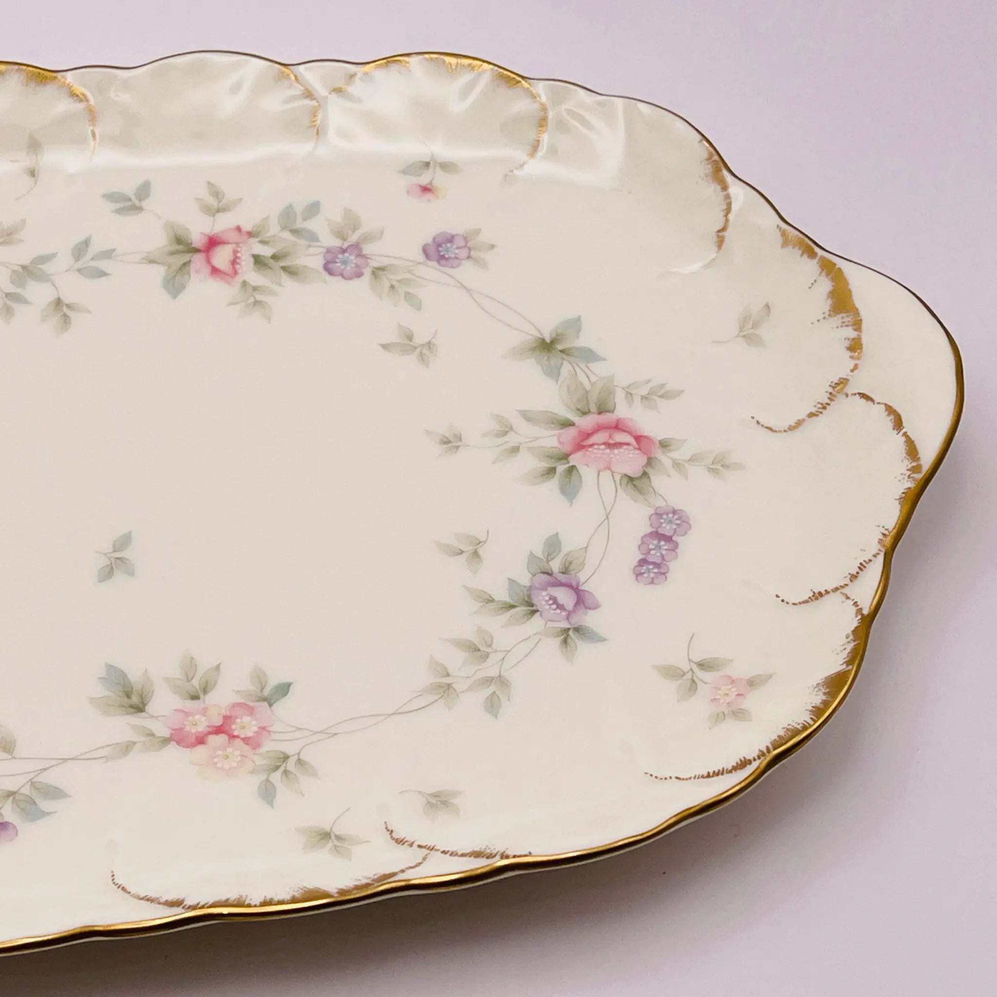 【リユース】 長皿 / NARUMI / HELIOS(ヘリオス) / Bone China / 未使用