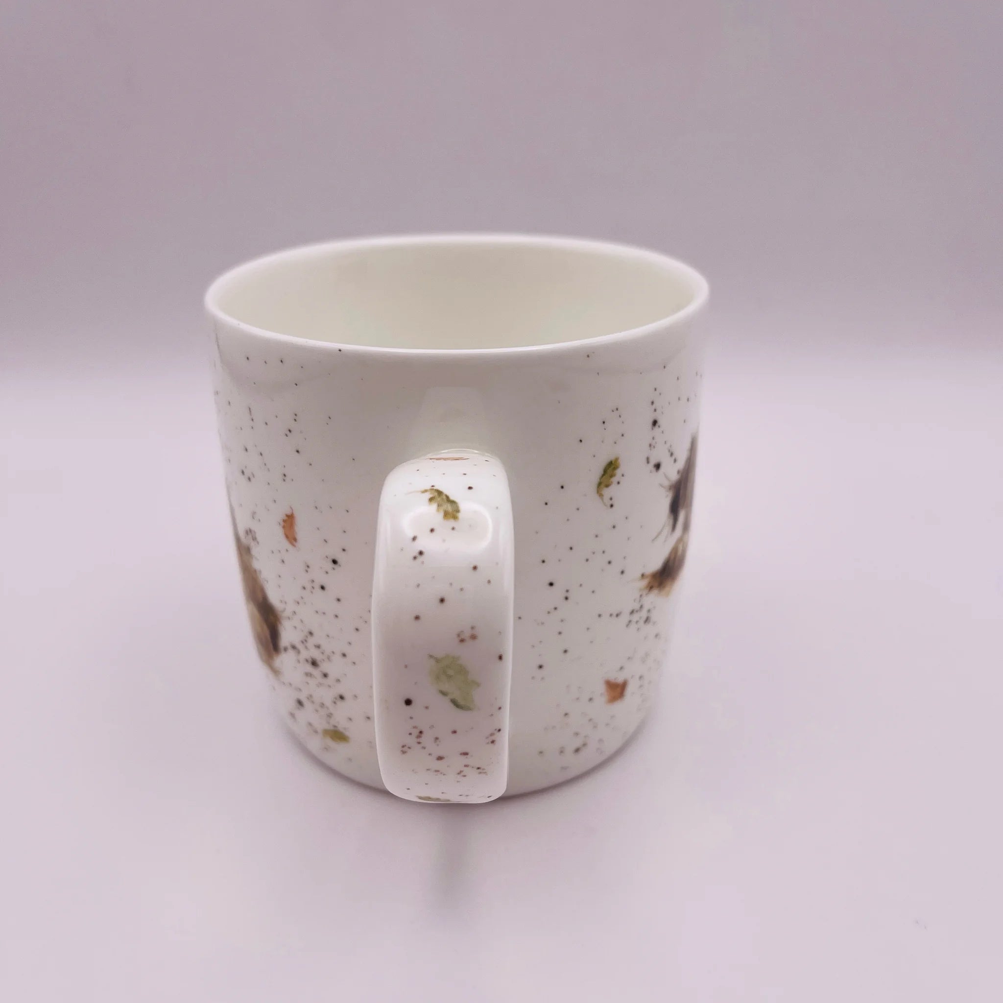 【リユース】 マグカップ&コースター / Royal Worcester(ロイヤルウースター) / Wrendale(レンデール) PUG LOVE MUG / Bone China / 未使用,箱あり / 箱付き