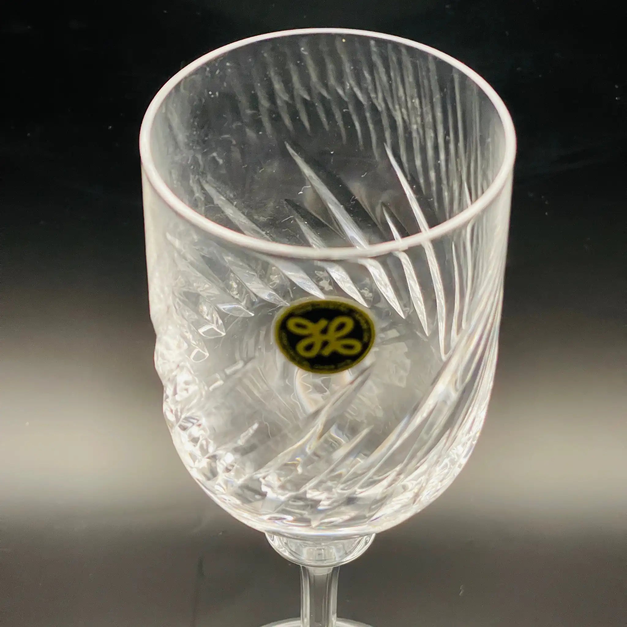 【リユース】 ペアワイングラス / HOYA / 未使用,箱あり / 箱付き