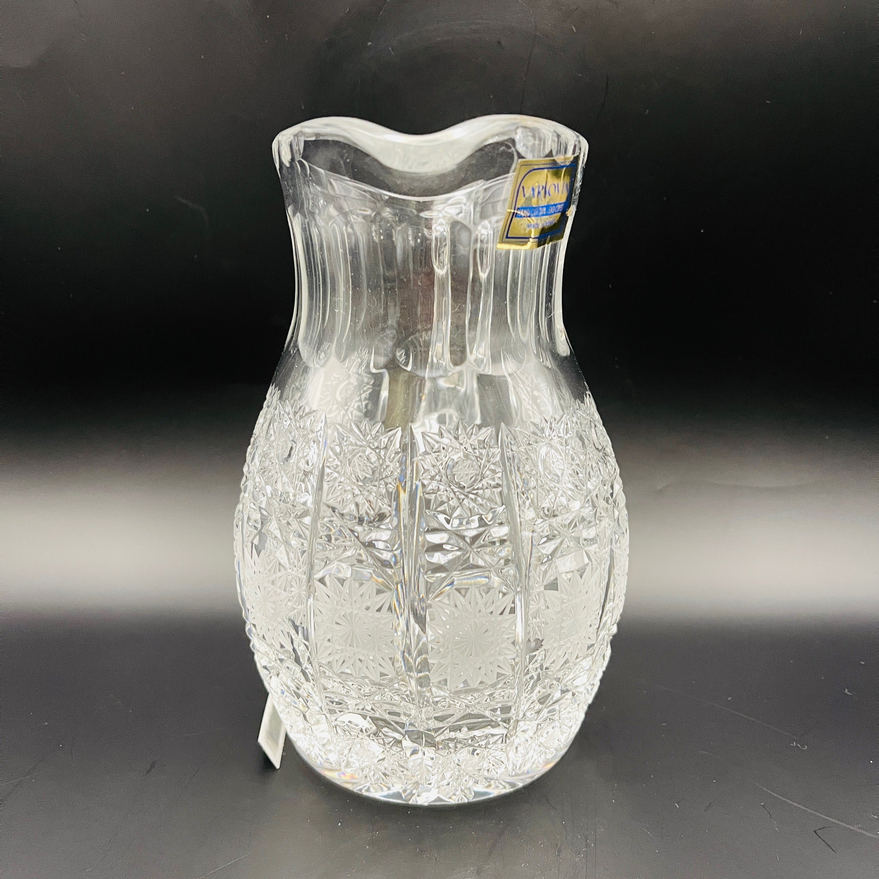【リユース】 クリスタルピッチャー / VARSOVIA(バルソビア) / ポーランド / 箱あり 未使用 / 箱付き