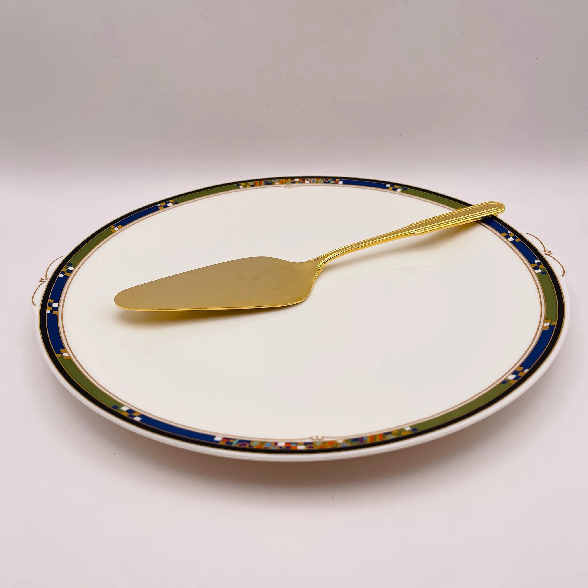 【リユース】 ケーキ皿&ケーキサーバーセット / mila schon(ミラ ショーン) / 未使用,箱あり