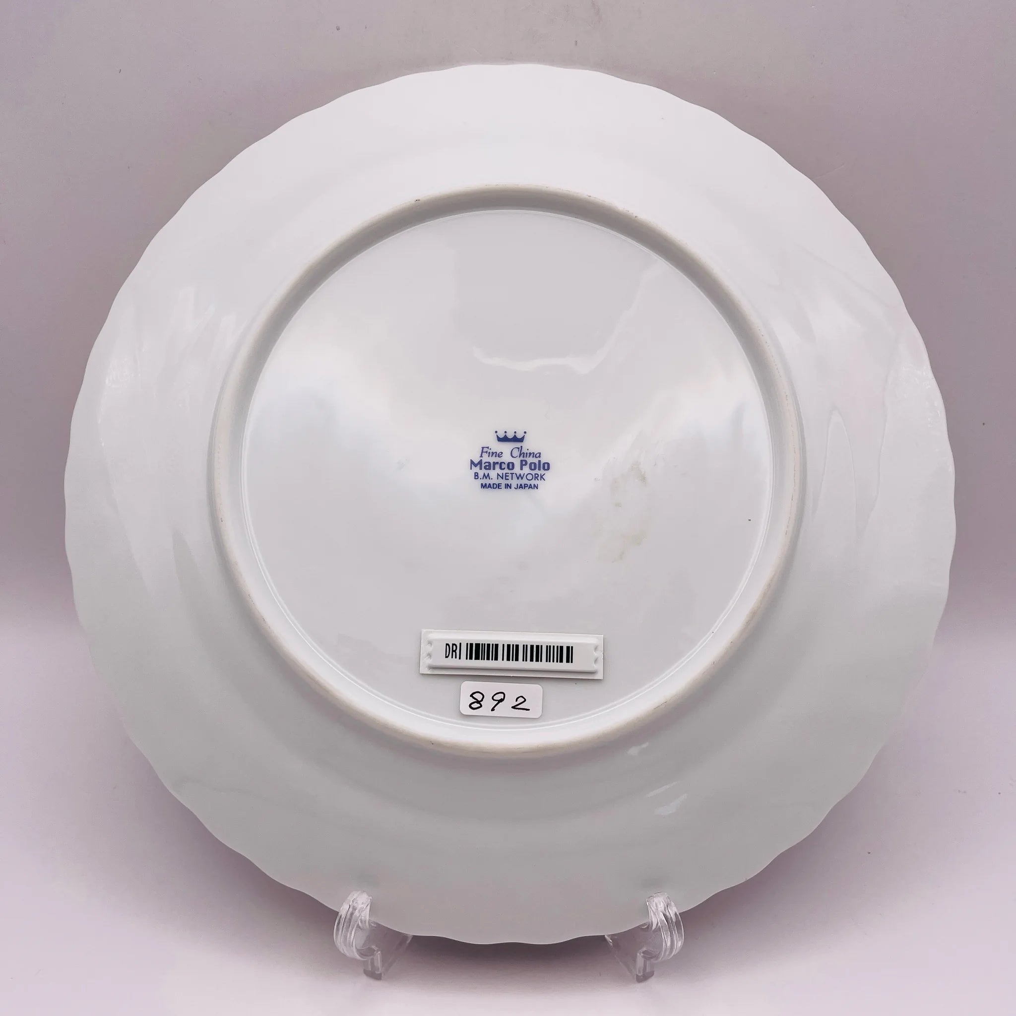 【リユース】 プレート(皿) / Marco Polo / China Salad Plates / Fine China / 未使用