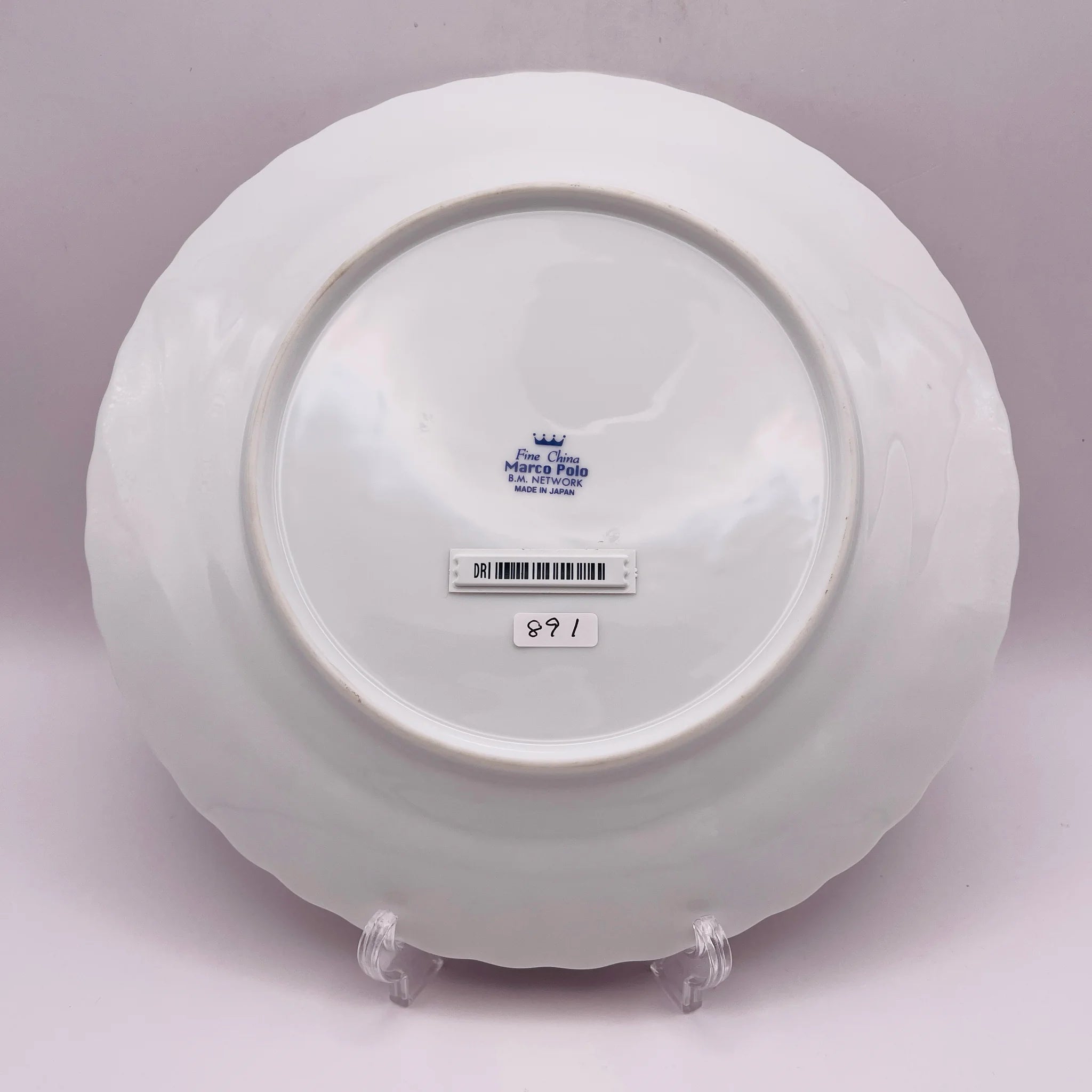 【リユース】 プレート(皿) / Marco Polo / China Salad Plates / Fine China / 未使用