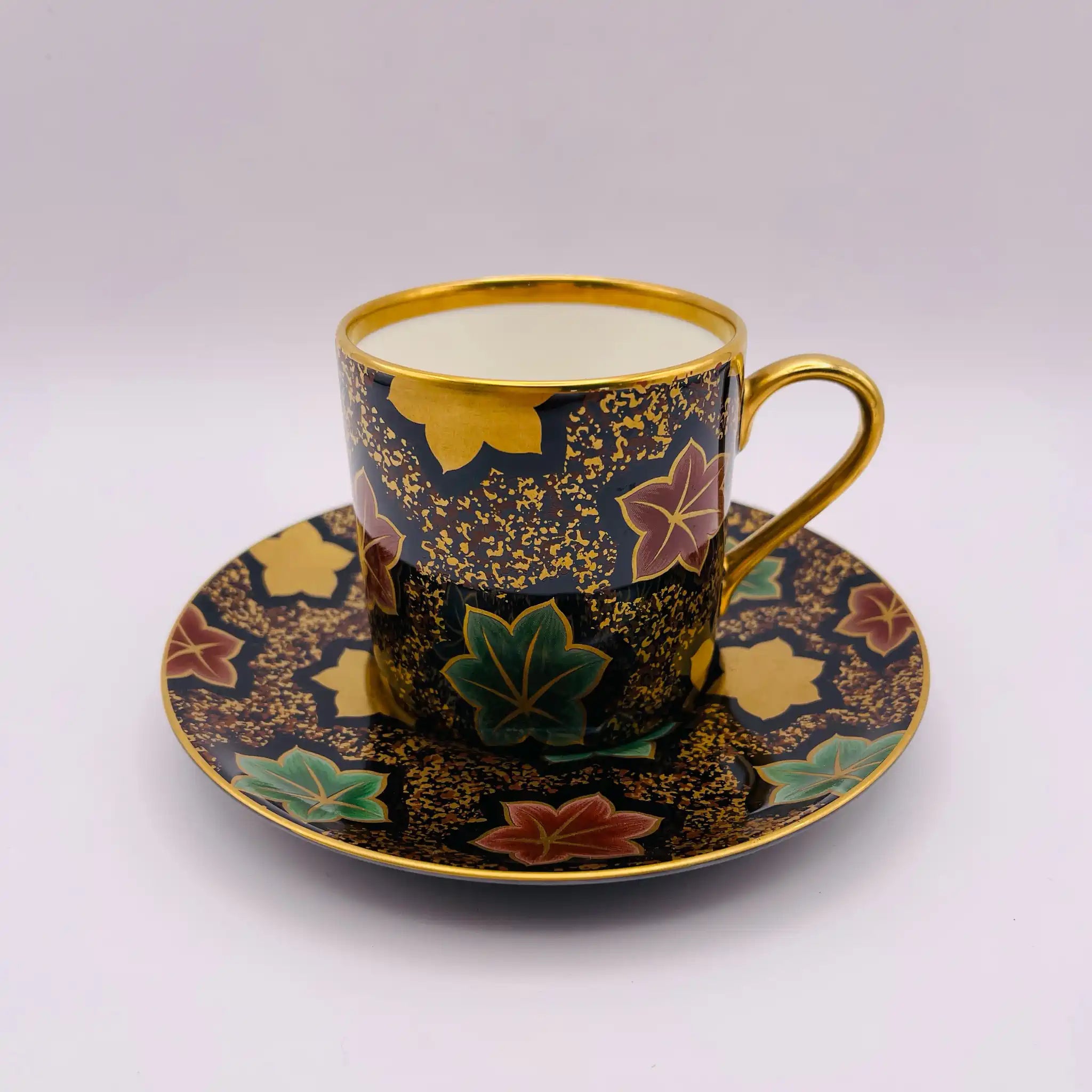 【リユース】 ティーカップセット / Sango MAGRENA / 紫苑 / 未使用,箱あり