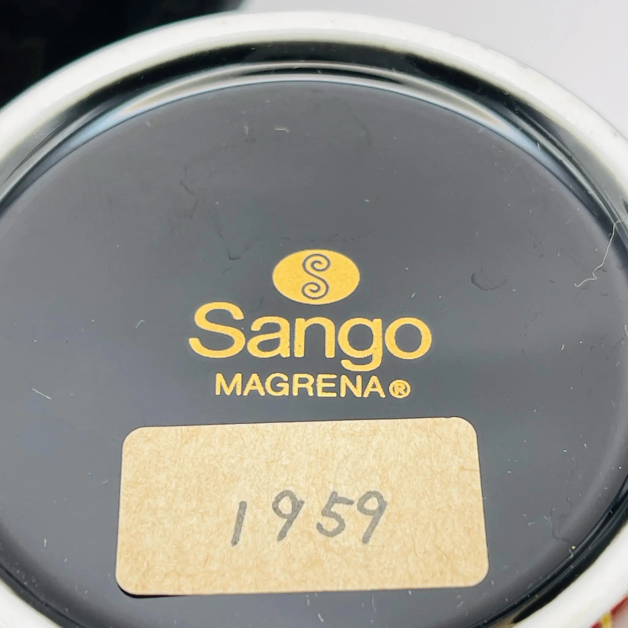 【リユース】 ティーカップセット / Sango MAGRENA / 紫苑 / 未使用,箱あり