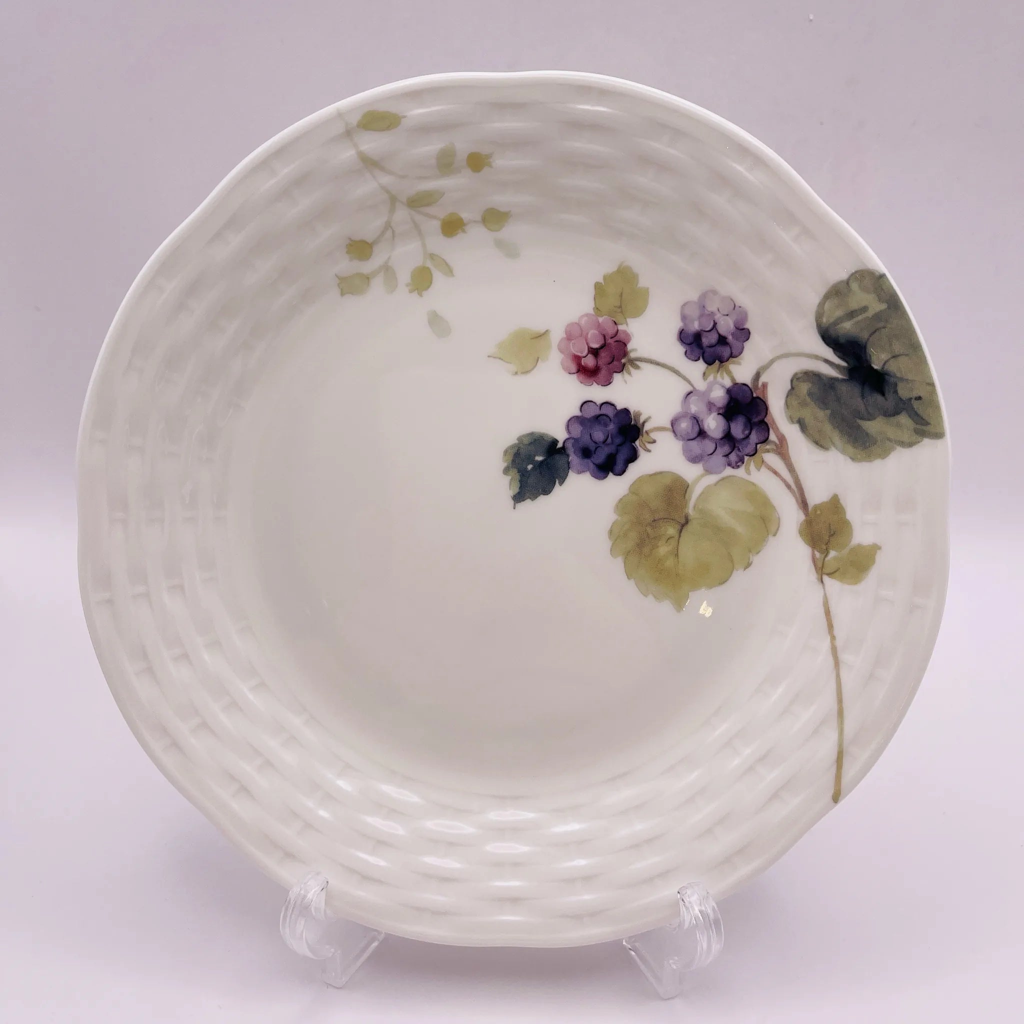 【リユース】 プレート(皿) 5P / NARUMI / ルーシーガーデン / Bone China / 未使用,箱あり / 箱付き