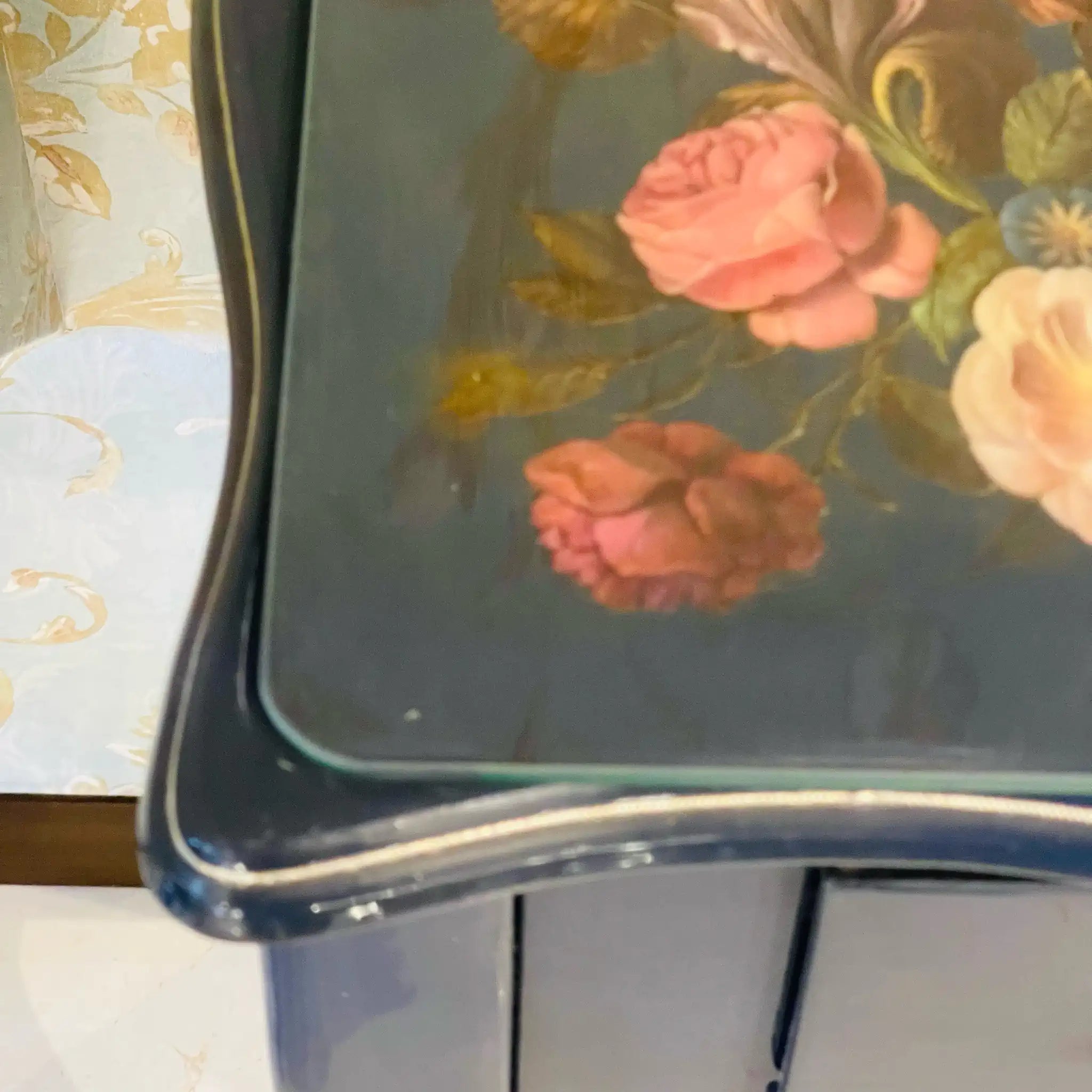 【リユース】 デコパージュ キャビネット