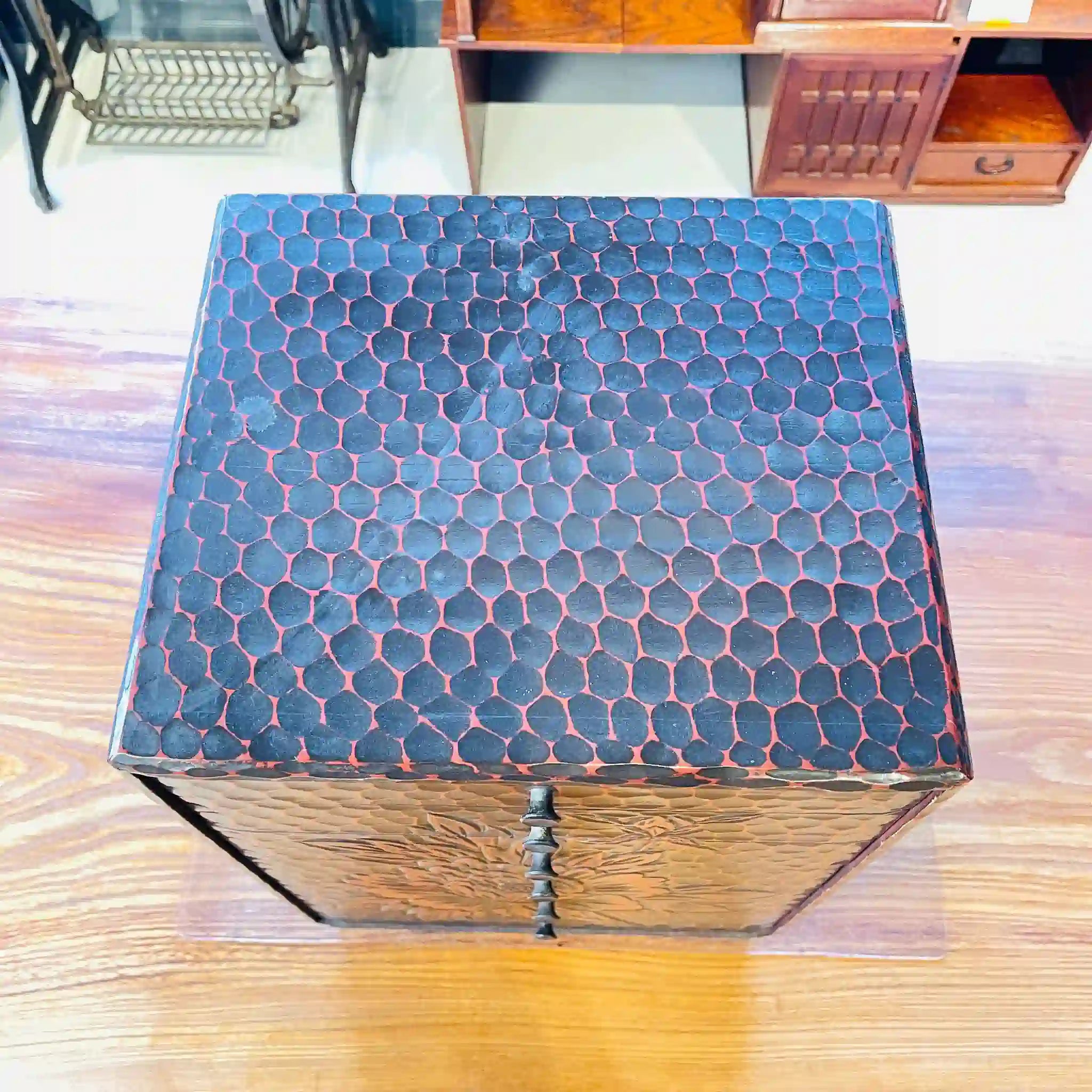 【骨董品】 ミニチェスト 6段