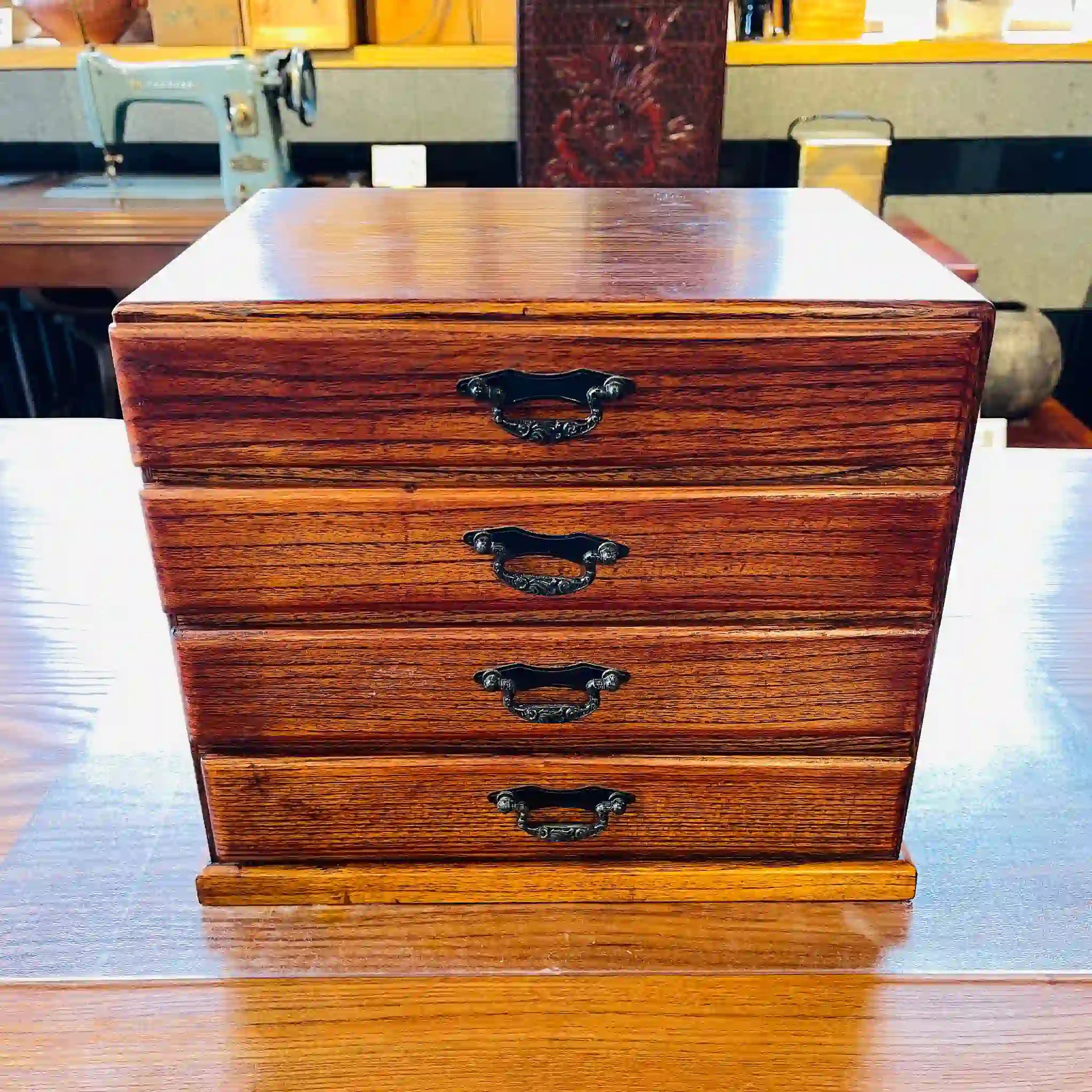 【リユース】 ミニチェスト 4段