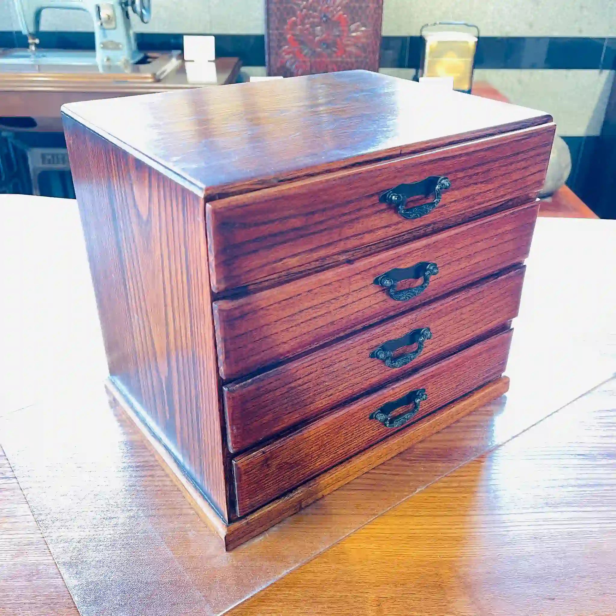 【リユース】 ミニチェスト 4段