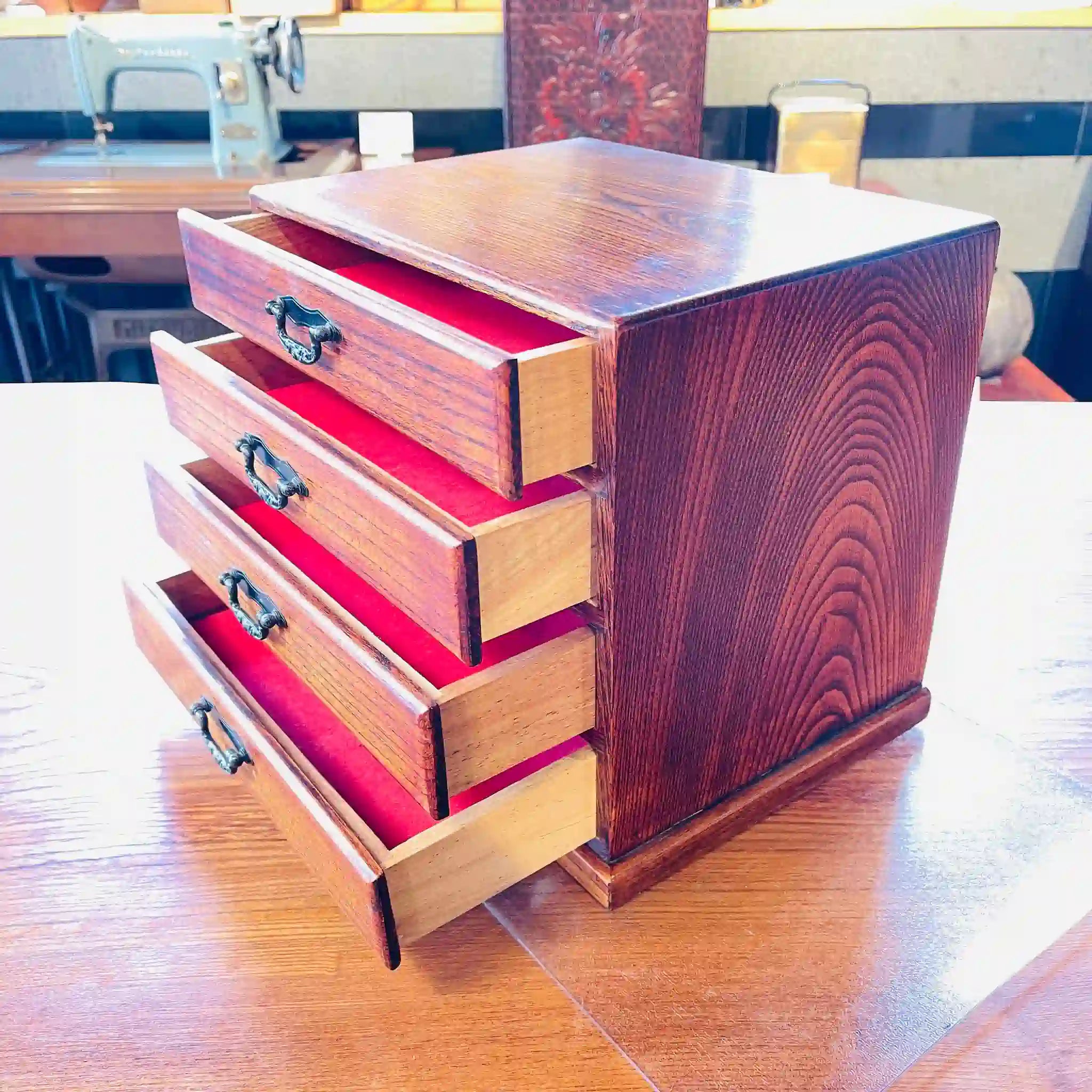 【リユース】 ミニチェスト 4段