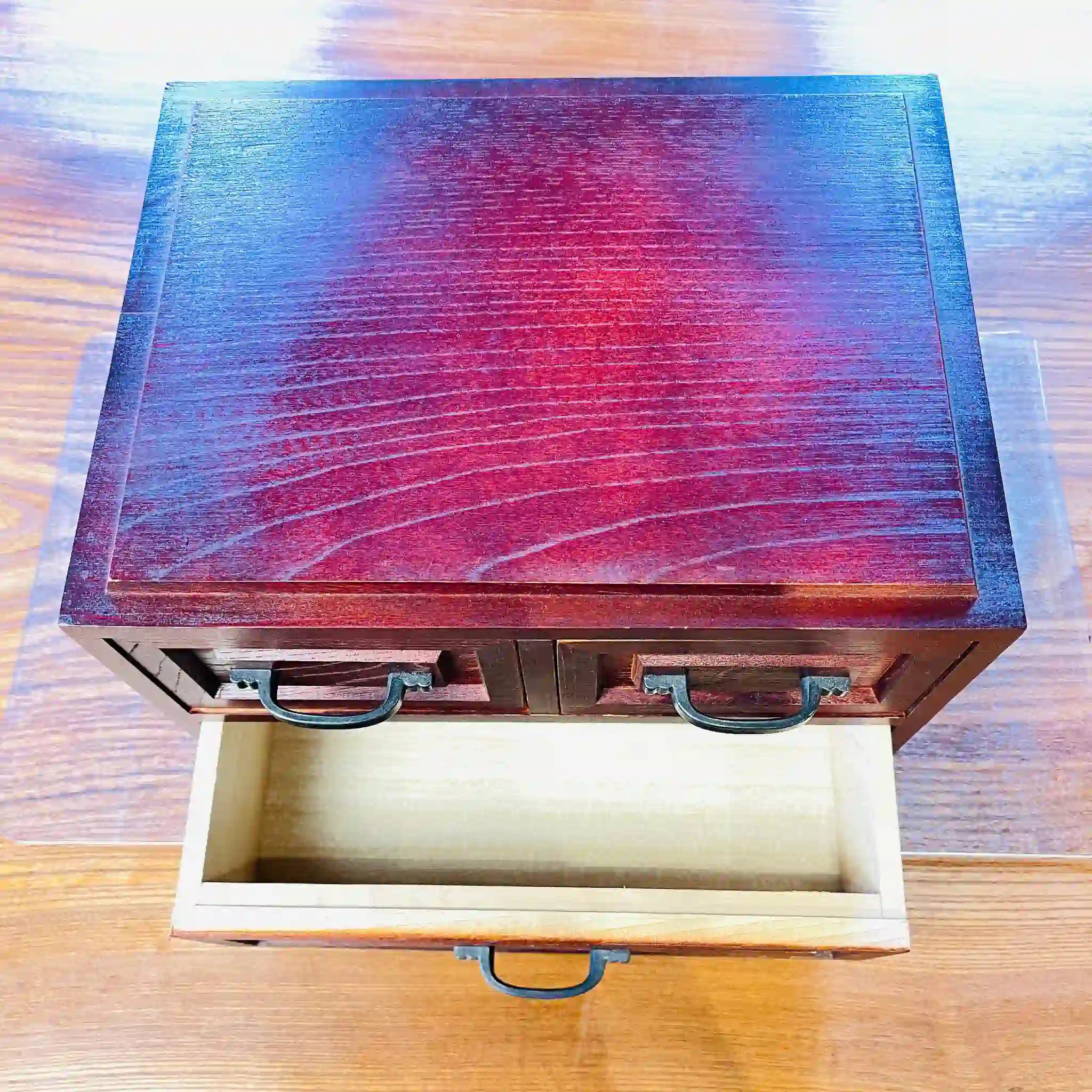 【リユース】 小抽斗 / 栗材